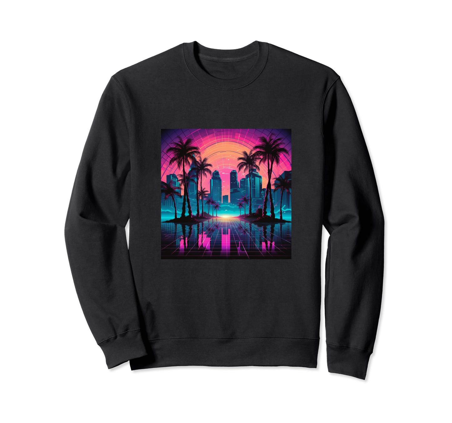 Vaperwave Aesthetic Glitch Anime Sweatshirt - Aesthetic Graphic Men Women - T-Shirt, Sweatshirt, Hoodie