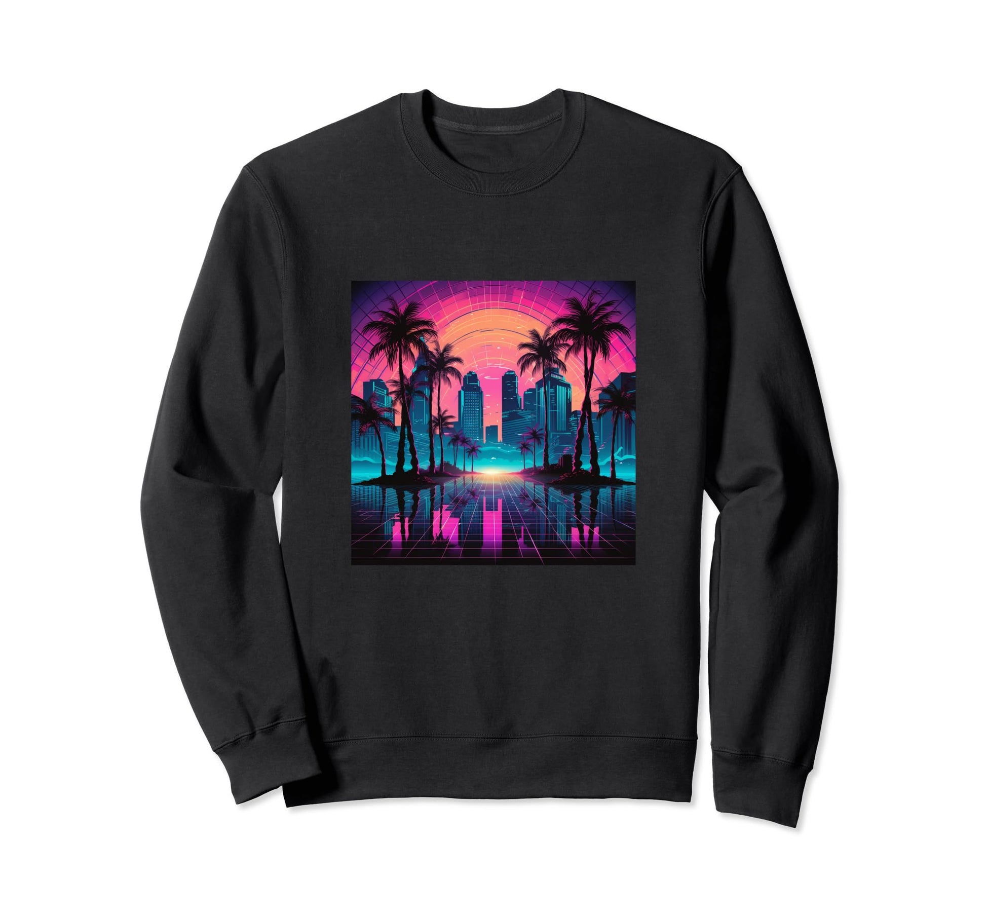 Vaperwave Aesthetic Glitch Anime Sweatshirt - Aesthetic Graphic Men Women - T-Shirt, Sweatshirt, Hoodie