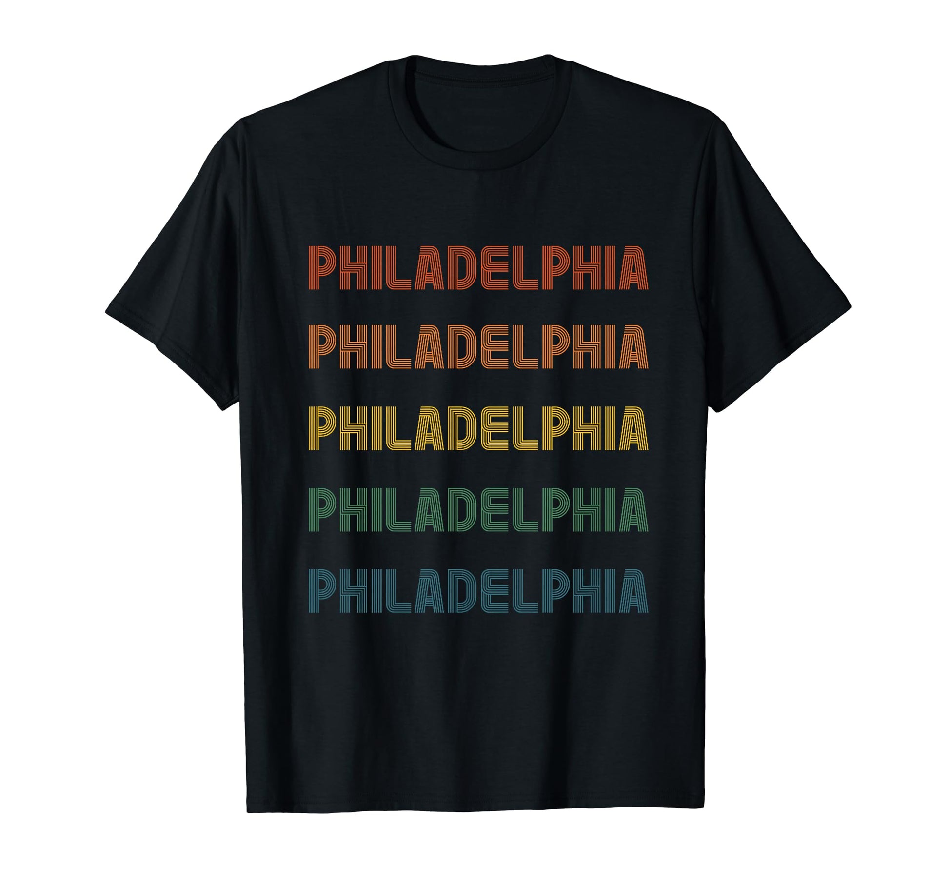 Philadelphia Typography Usa City T-Shirt - Aesthetic Graphic Men Women - T-Shirt, Sweatshirt, Hoodie