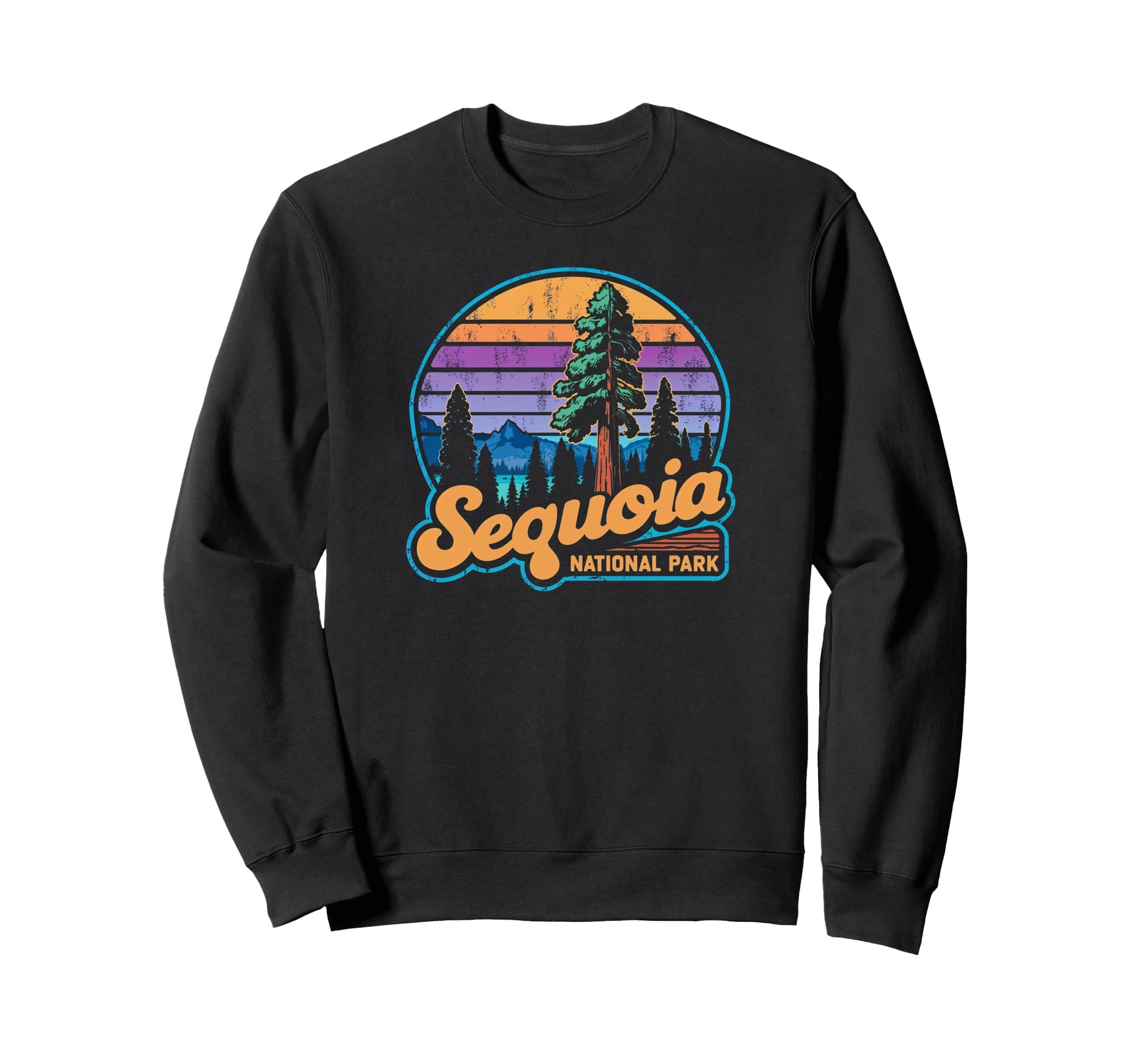 Sequoia National Park Sunset Landscape Sweatshirt - Trendy Graphic Unisex - T-Shirt, Sweatshirt, Hoodie
