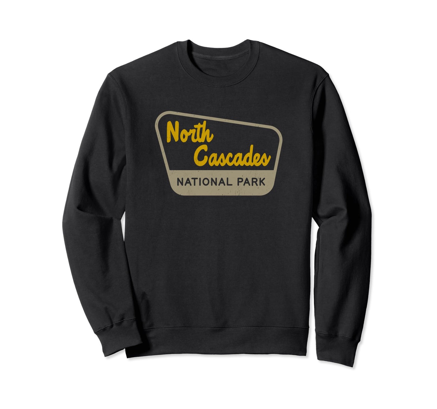 North Cascades National Park Two Tone Sweatshirt - Graphic Print Unisex - T-Shirt, Sweatshirt, Hoodie