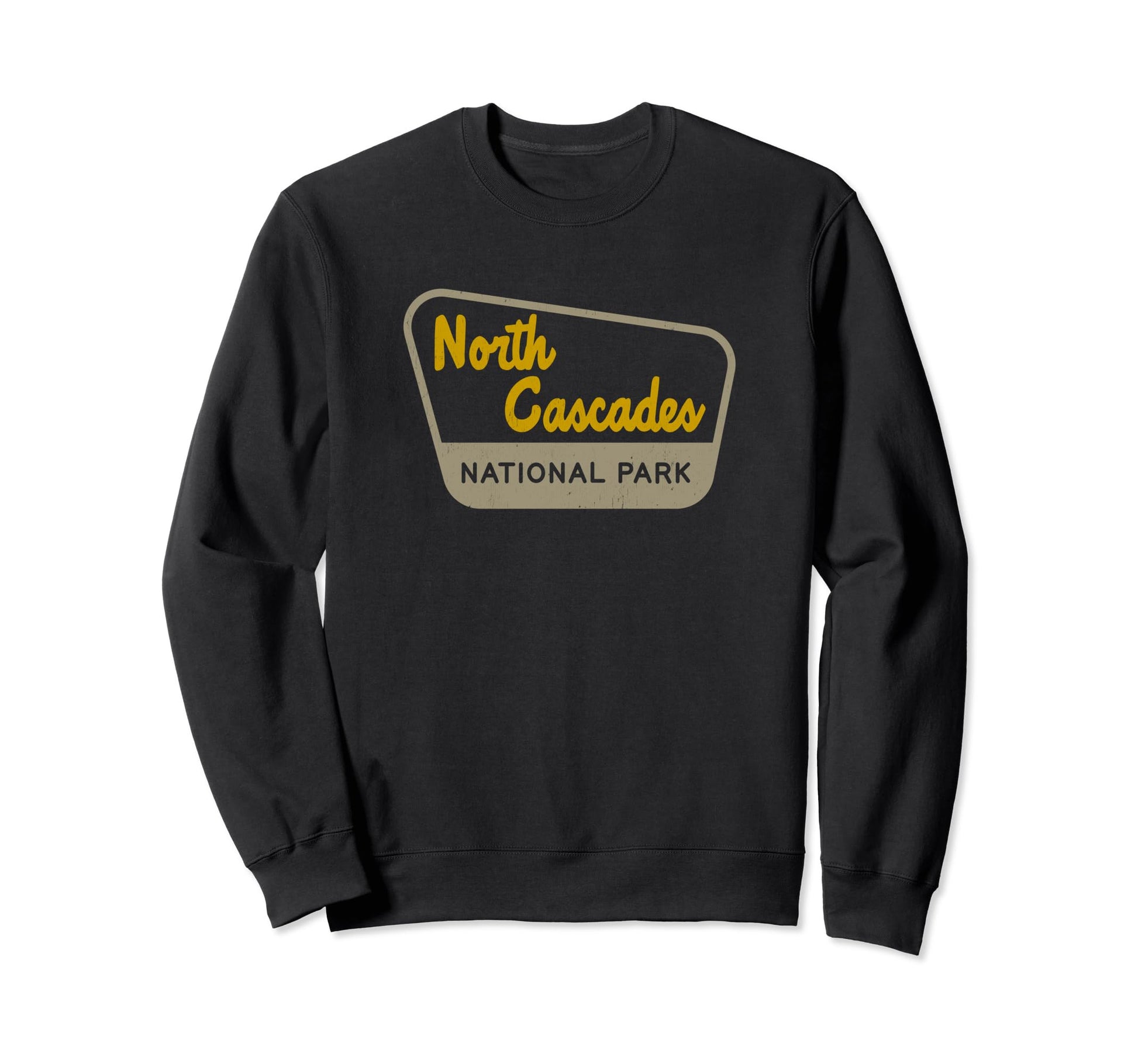 North Cascades National Park Two Tone Sweatshirt - Graphic Print Unisex - T-Shirt, Sweatshirt, Hoodie