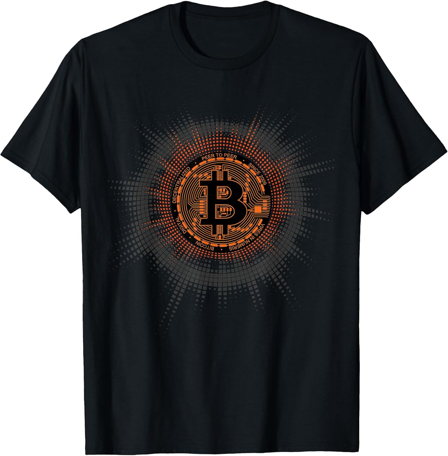 Cryptocurrency Bitcoin Symbol and Crypto Design - Adult & Kids T-Shirts, Sweatshirts & Hoodies apparel design preview 1