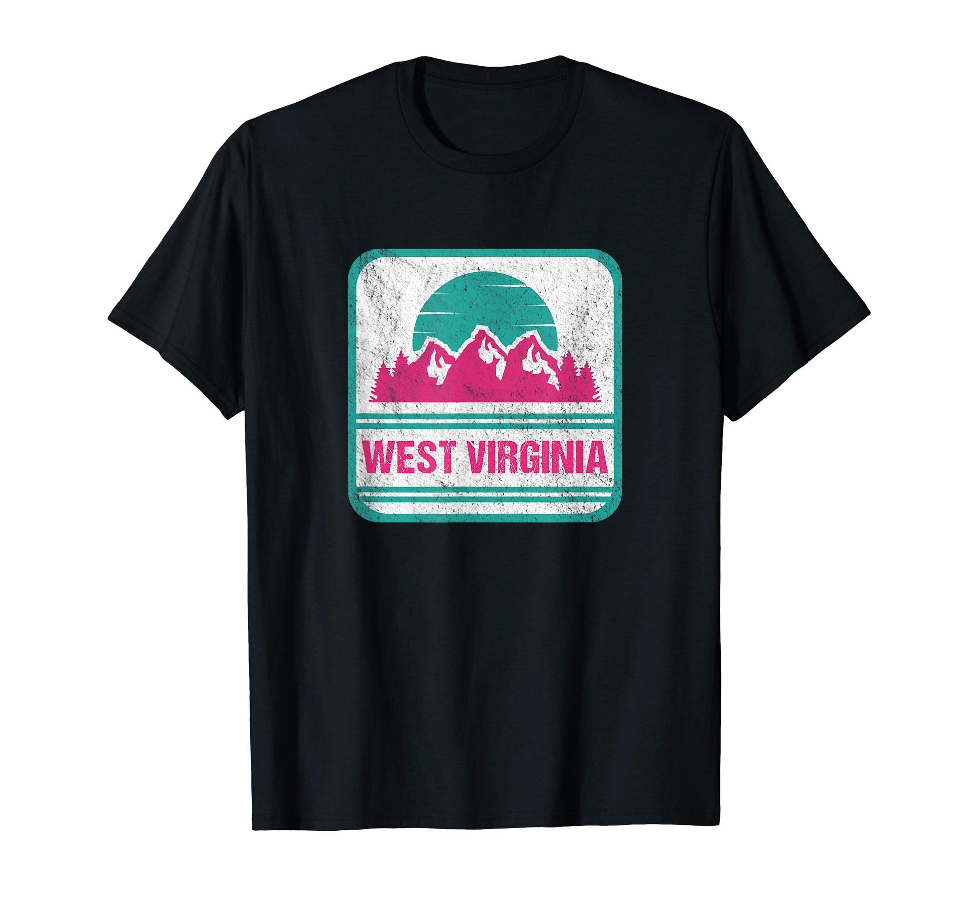 West Virginia Mountain Sunset Gift T-Shirt - Novelty Apparel for Adults - T-Shirt, Sweatshirt, Hoodie