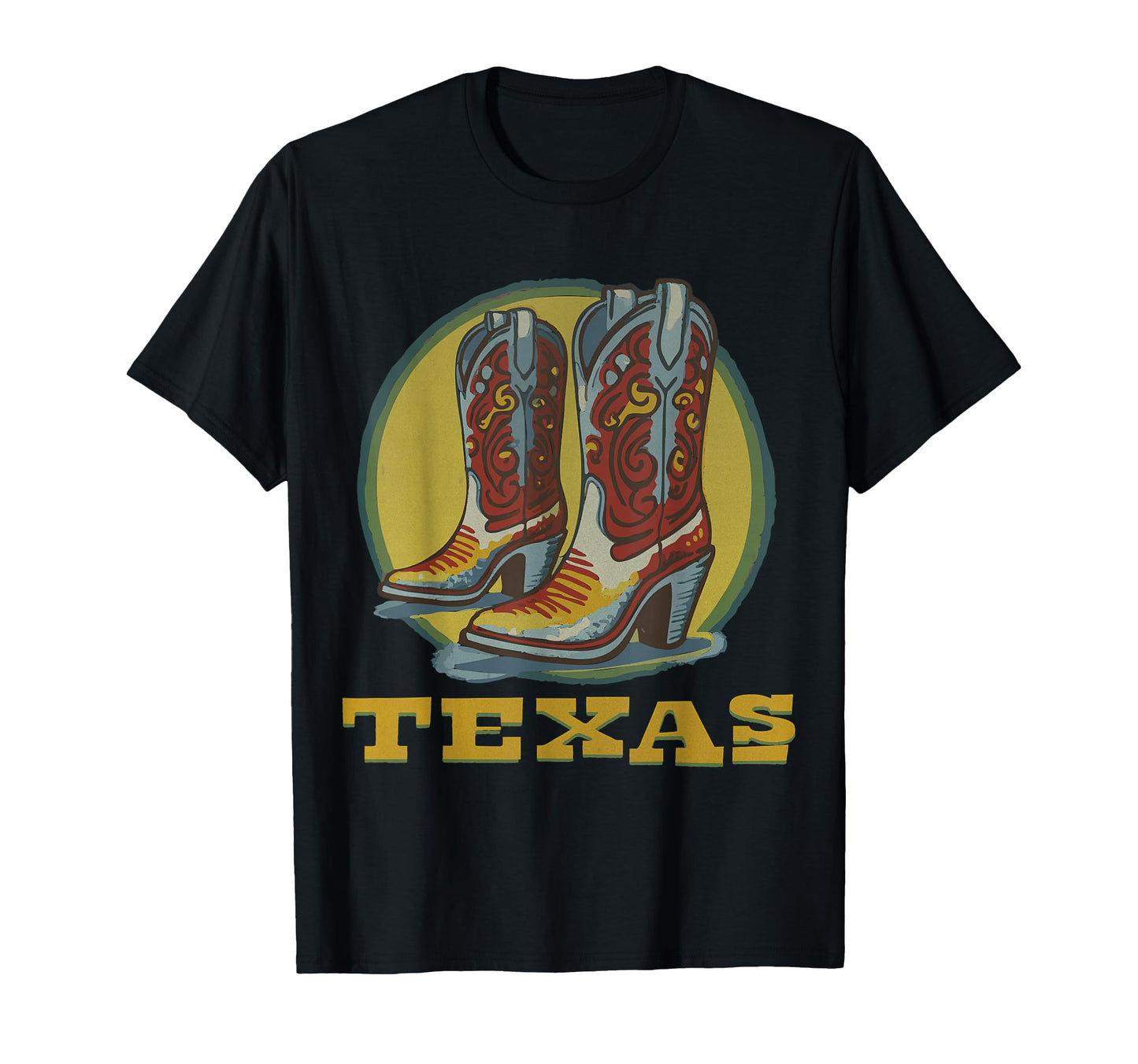 Texas Cowboy Boots T-Shirt - Streetwear Style Men Women - T-Shirt, Sweatshirt, Hoodie