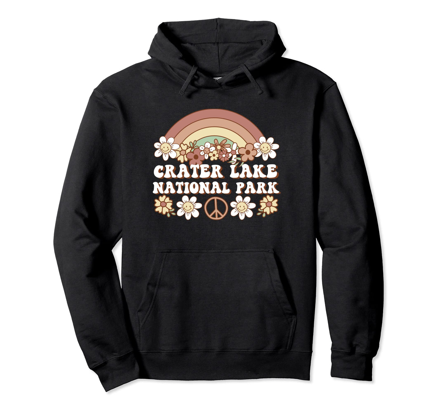 Groovy Crater Lake National Park Hoodie - Custom Art Print Men Women - T-Shirt, Sweatshirt, Hoodie