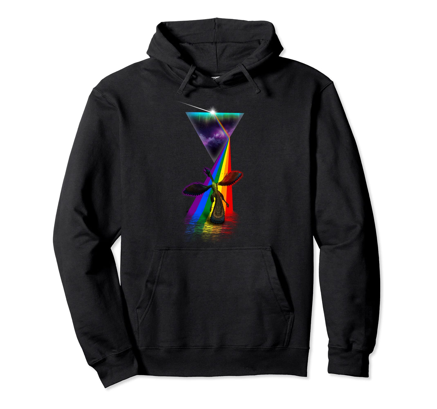 Prism Archaeopteryx Hoodie - Aesthetic Graphic Unisex - T-Shirt, Sweatshirt, Hoodie
