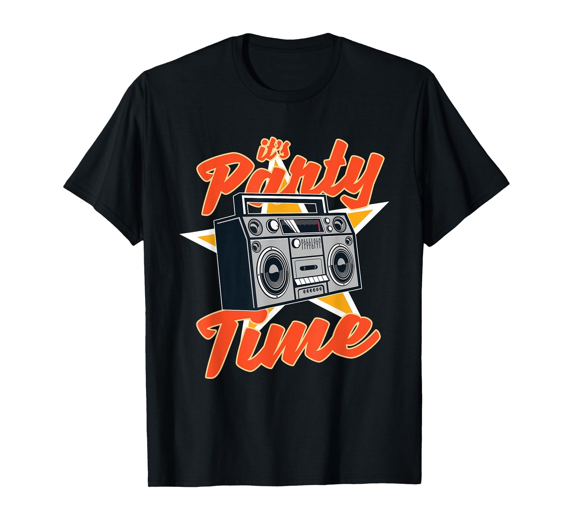 Ghetto Blaster Boombox Its Party T-Shirt - Minimalist Print for Adults - T-Shirt, Sweatshirt, Hoodie