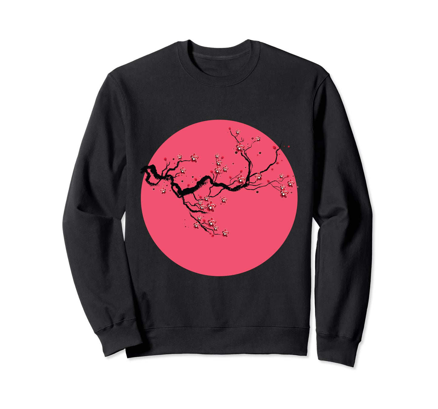 Cherry Blossom Vaporwave Aesthetic Sweatshirt - Graphic Print Men Women - T-Shirt, Sweatshirt, Hoodie