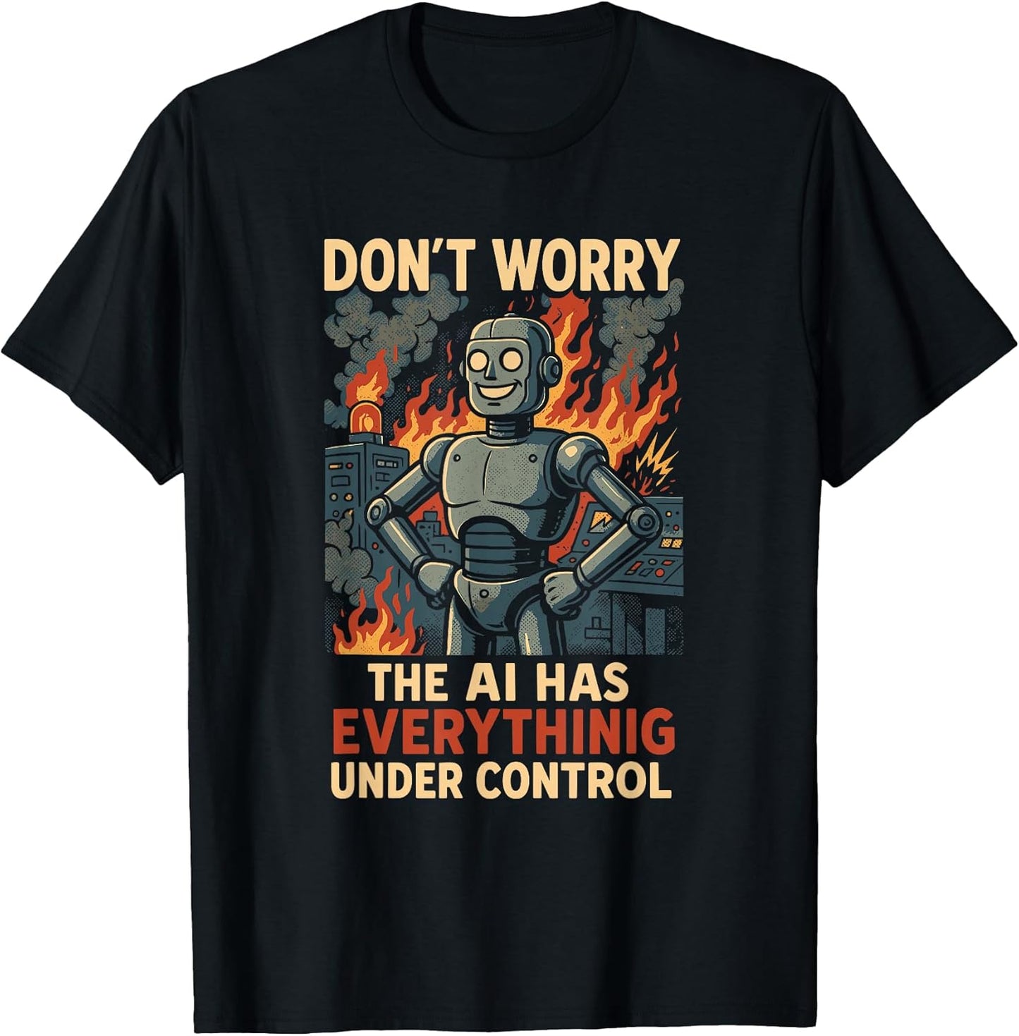 Sarcastic AI Humor for Nerds and Coders - Adult & Kids T-Shirts, Sweatshirts & Hoodies apparel design preview 1