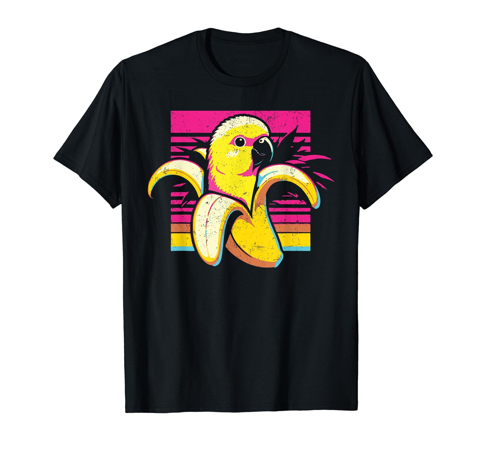 Banana Bird Kawaii Vaporwave Aesthetic T-Shirt - Trendy Graphic Men Women - T-Shirt, Sweatshirt, Hoodie