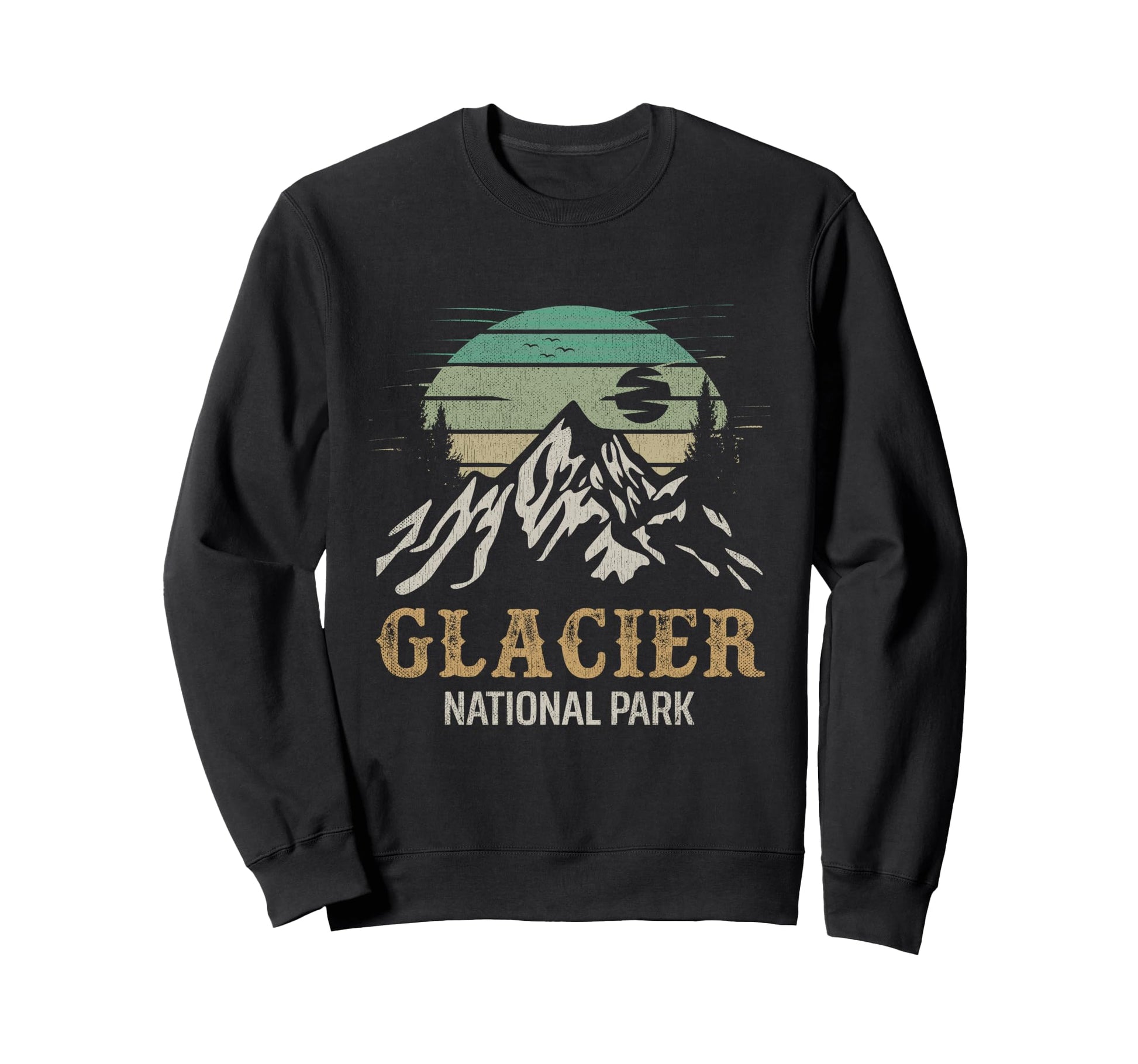 Glacier National Park Glacier Sweatshirt - Novelty Apparel for Adults - T-Shirt, Sweatshirt, Hoodie