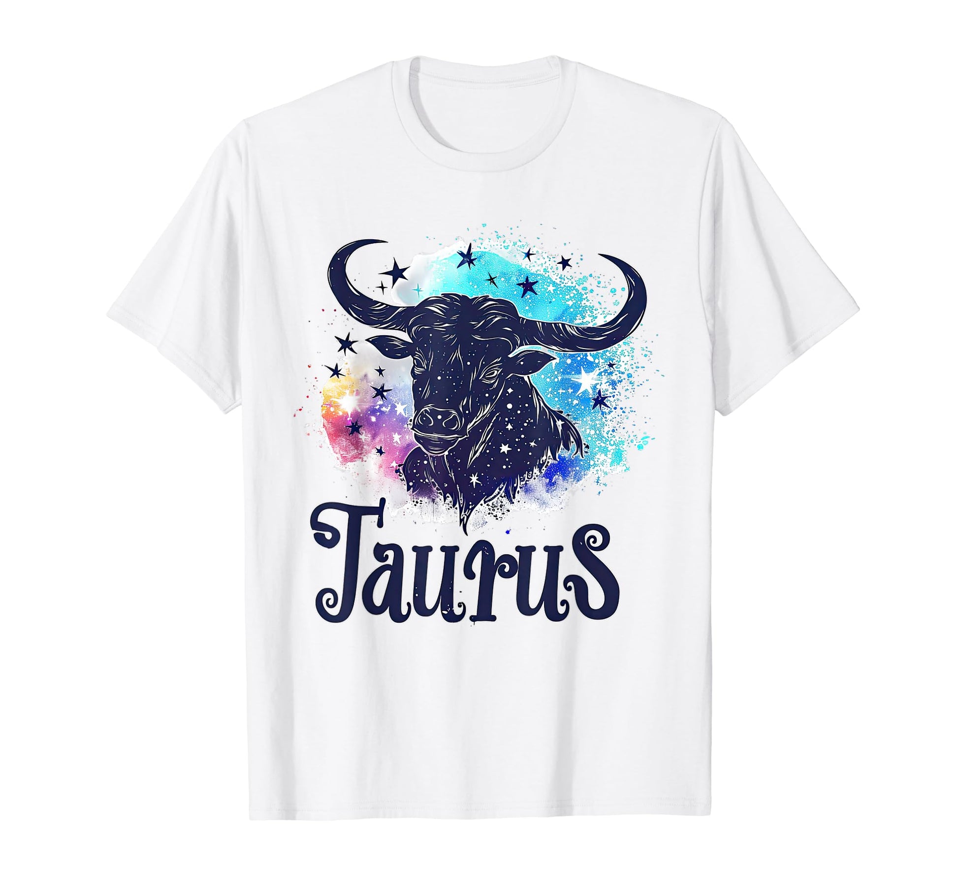 Taurus Galaxy Space Vaporwave Aesthetic T-Shirt - Trendy Graphic Men Women - T-Shirt, Sweatshirt, Hoodie
