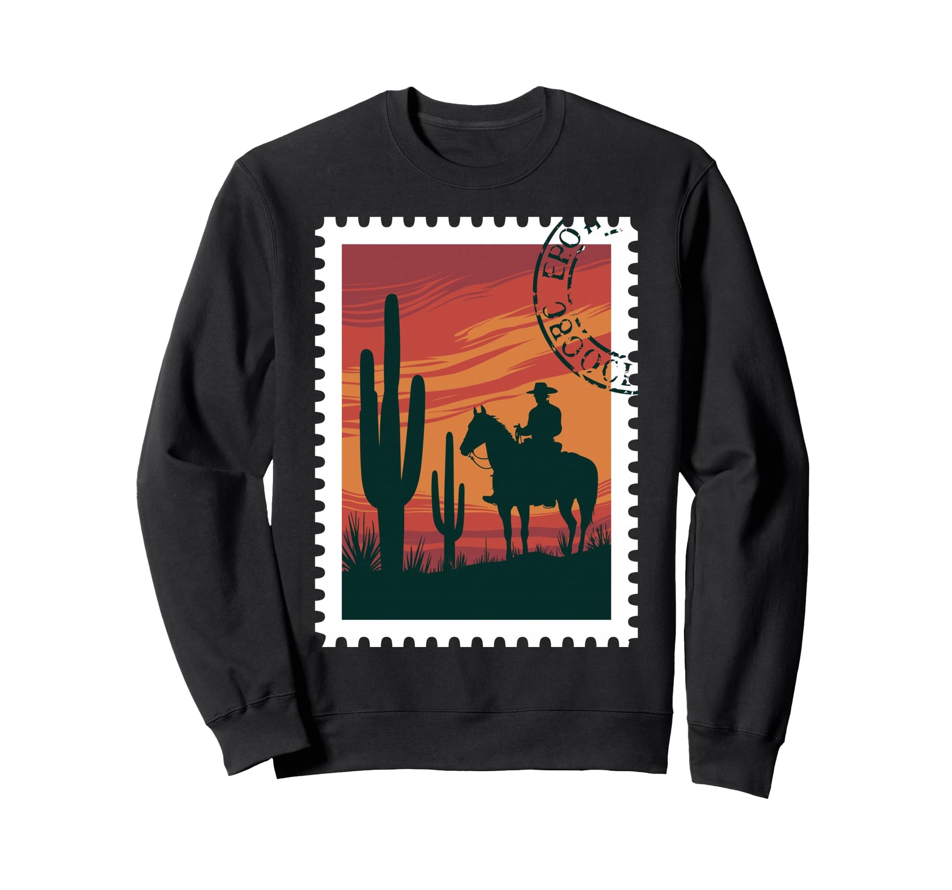 Cowboy Western Horse Riding Sweatshirt - Casual Everyday Wear Men Women - T-Shirt, Sweatshirt, Hoodie