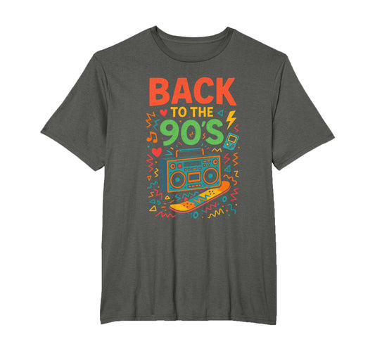 Back To 90S 90S Old School T-Shirt - Fun Novelty Design for Adults - T-Shirt, Sweatshirt, Hoodie