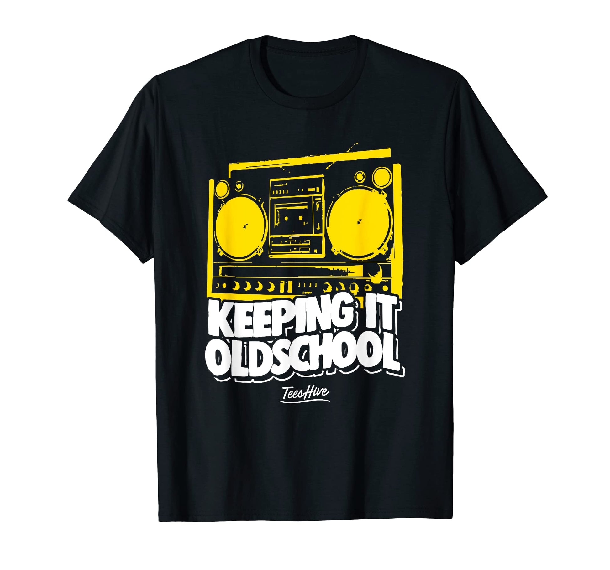 Keeping It Old School 80S Music 90S T-Shirt - Graphic Print Men Women - T-Shirt, Sweatshirt, Hoodie