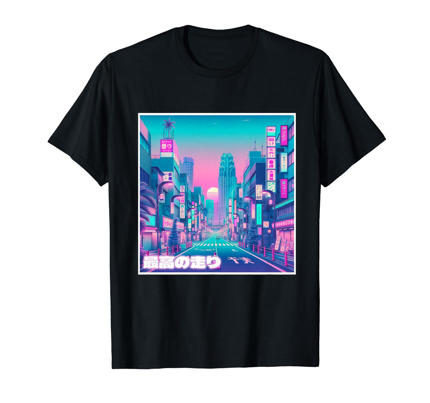 Tokyo Street Japanese Vaporwave T-Shirt - Minimalist Print Men Women - T-Shirt, Sweatshirt, Hoodie