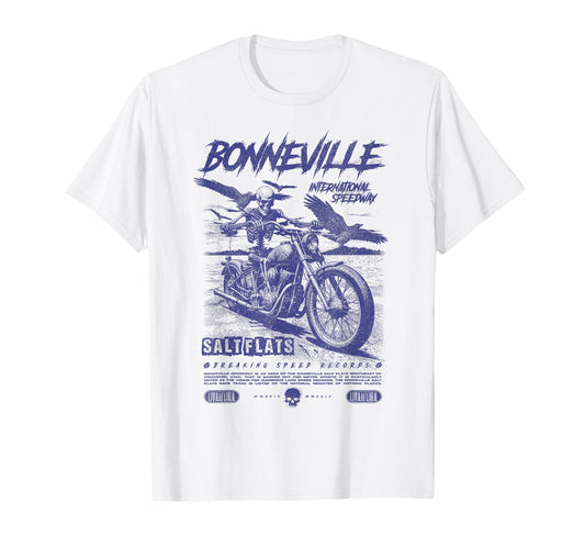 Bonneville Salt Flats Motorcycle Racing T-Shirt - Trendy Graphic Men Women - T-Shirt, Sweatshirt, Hoodie