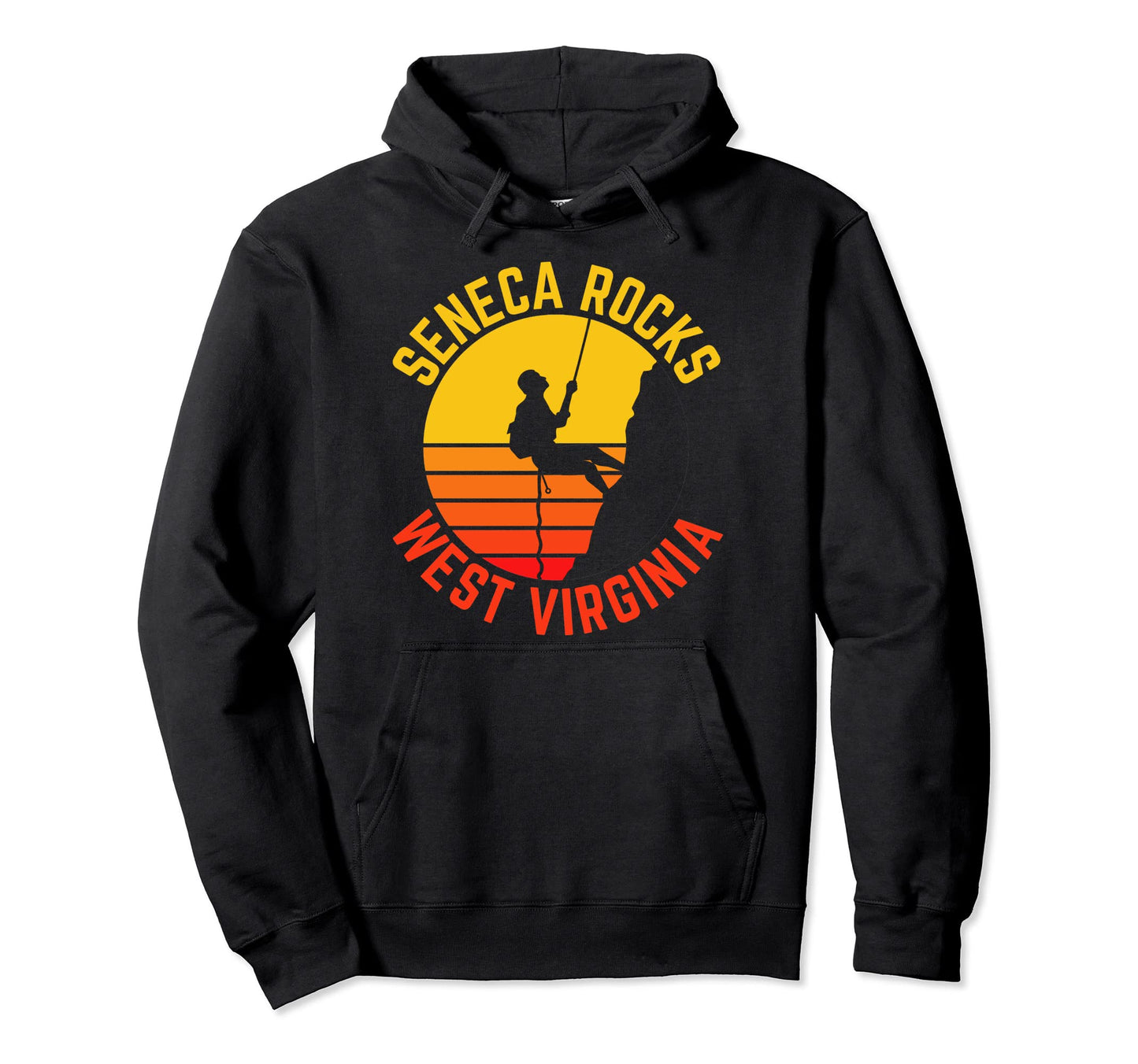 Seneca Rocks West Virginia Rock Hoodie - Novelty Apparel for Adults - T-Shirt, Sweatshirt, Hoodie