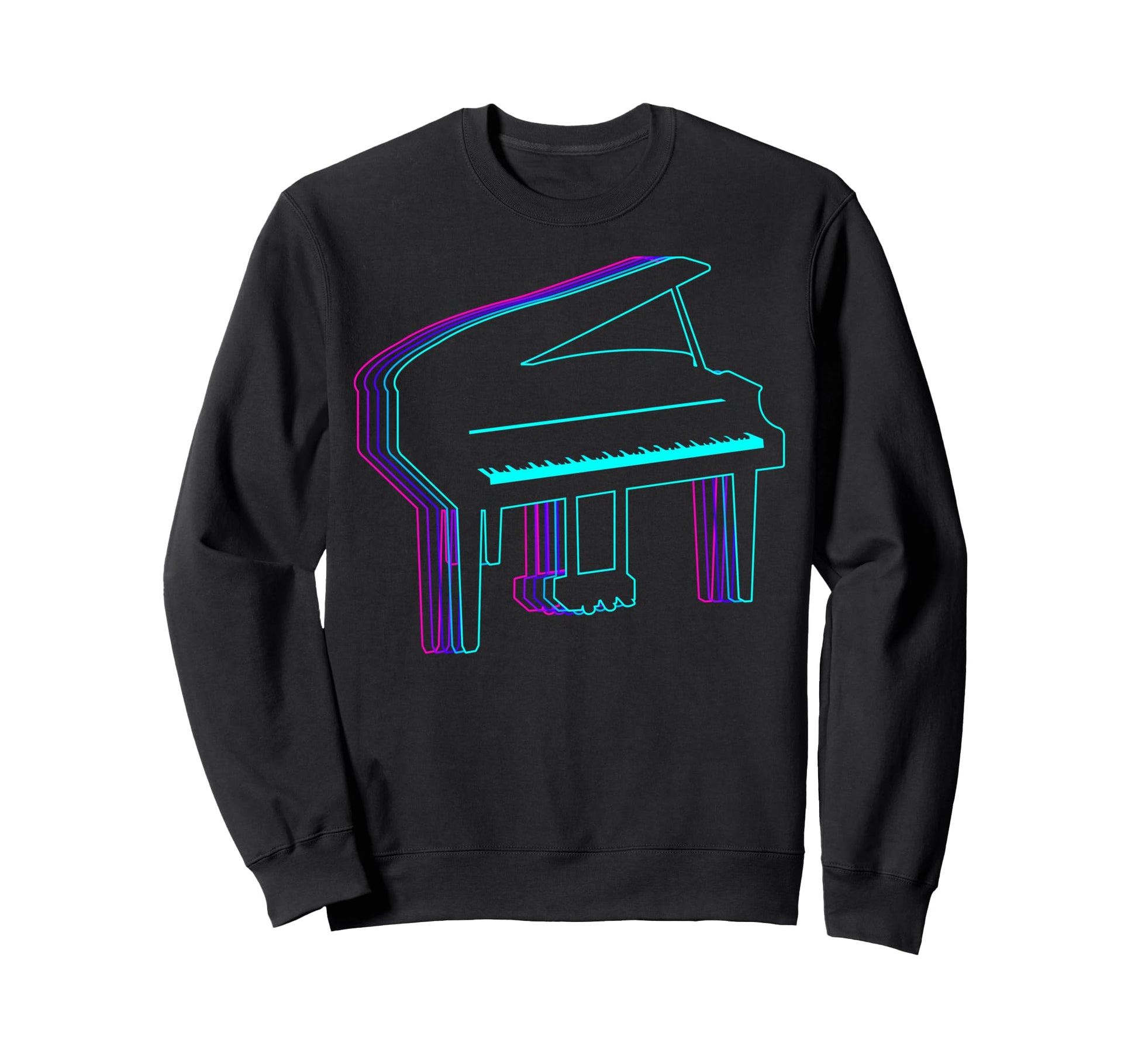 Piano Instrument Pianist Sweatshirt - Fun Novelty Design Men Women - T-Shirt, Sweatshirt, Hoodie
