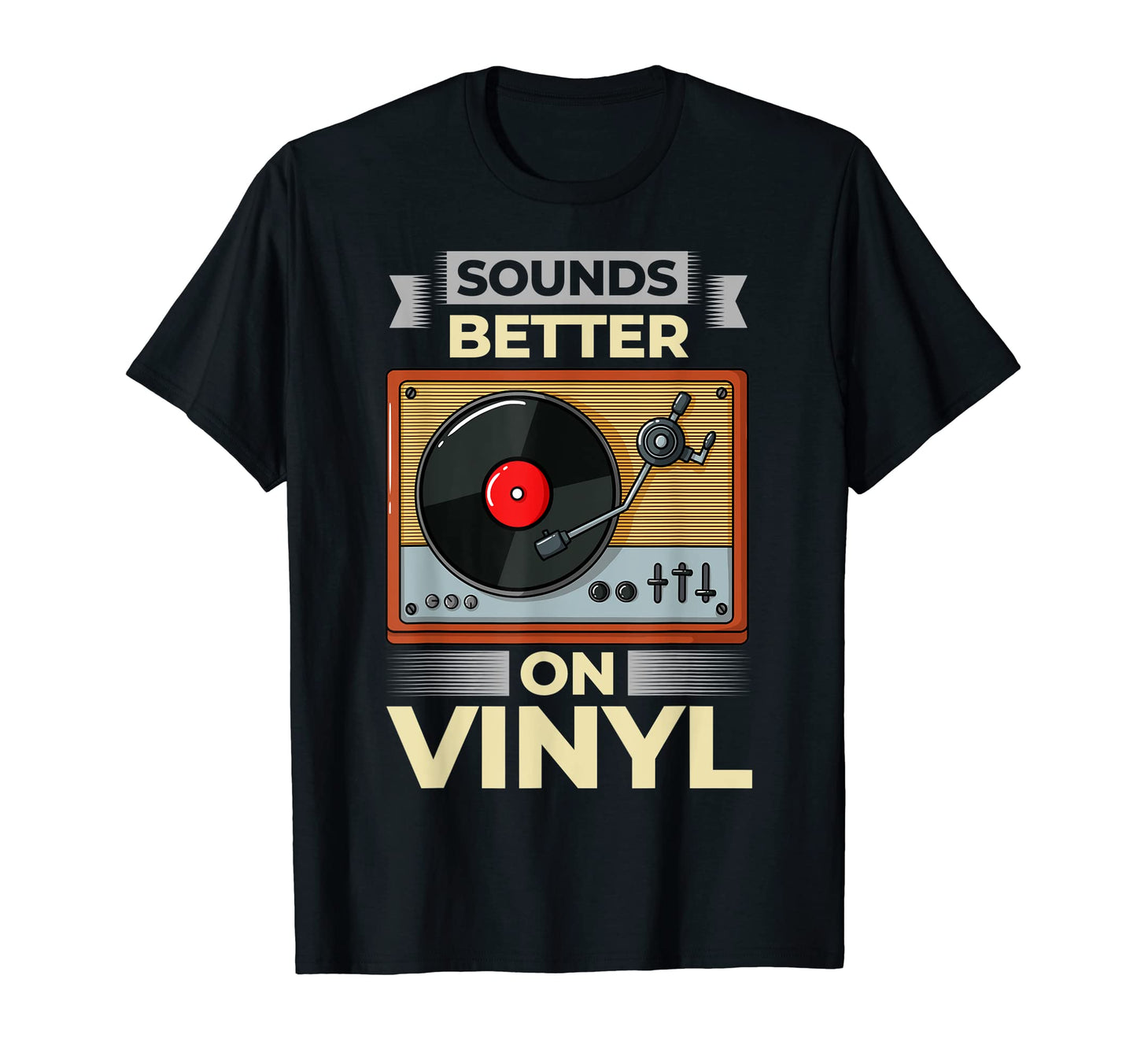 Vinyl Record Player Lp Music Album T-Shirt - Unique Graphic for Adults - T-Shirt, Sweatshirt, Hoodie