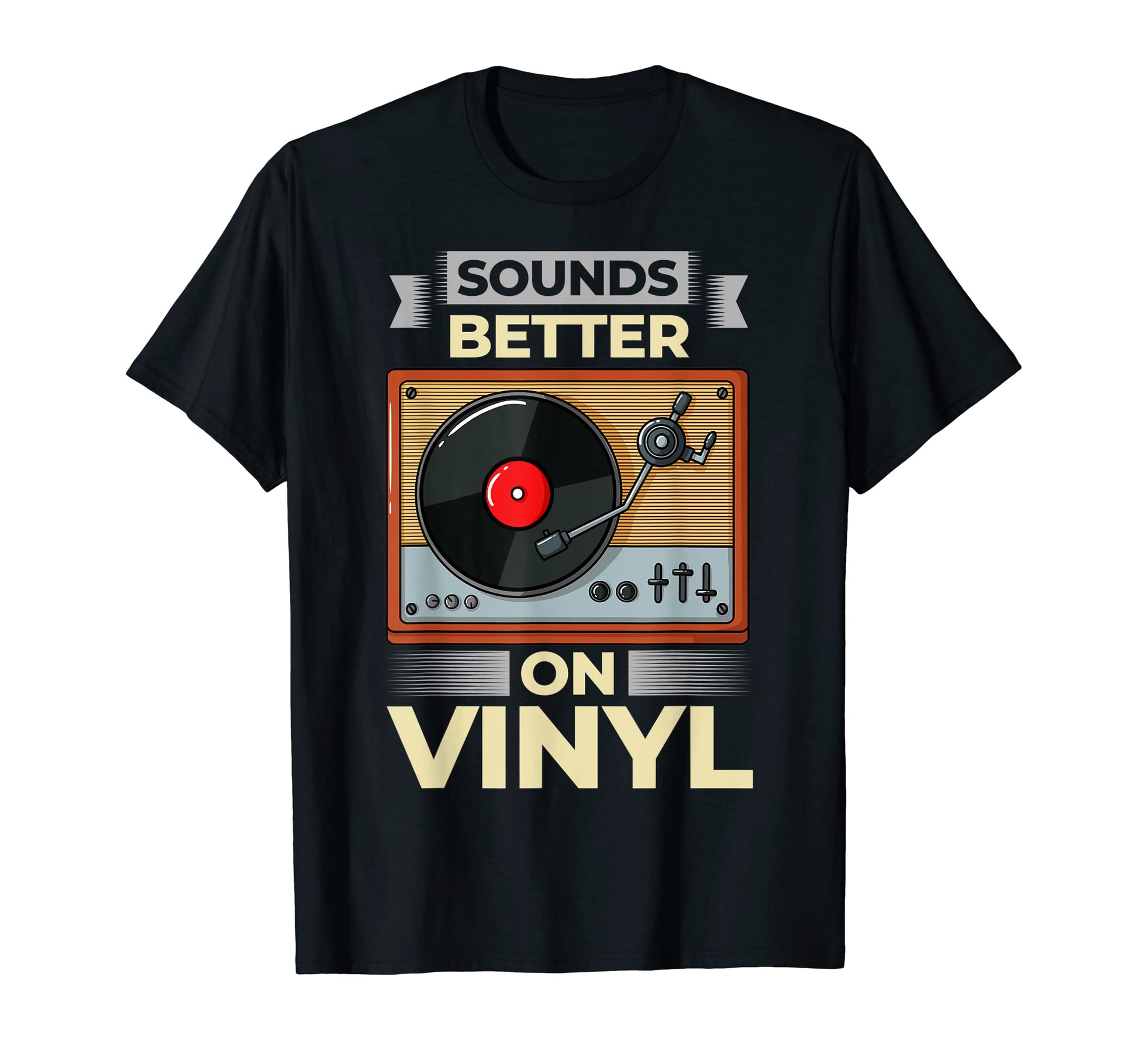 Vinyl Record Player Lp Music Album T-Shirt - Unique Graphic for Adults - T-Shirt, Sweatshirt, Hoodie