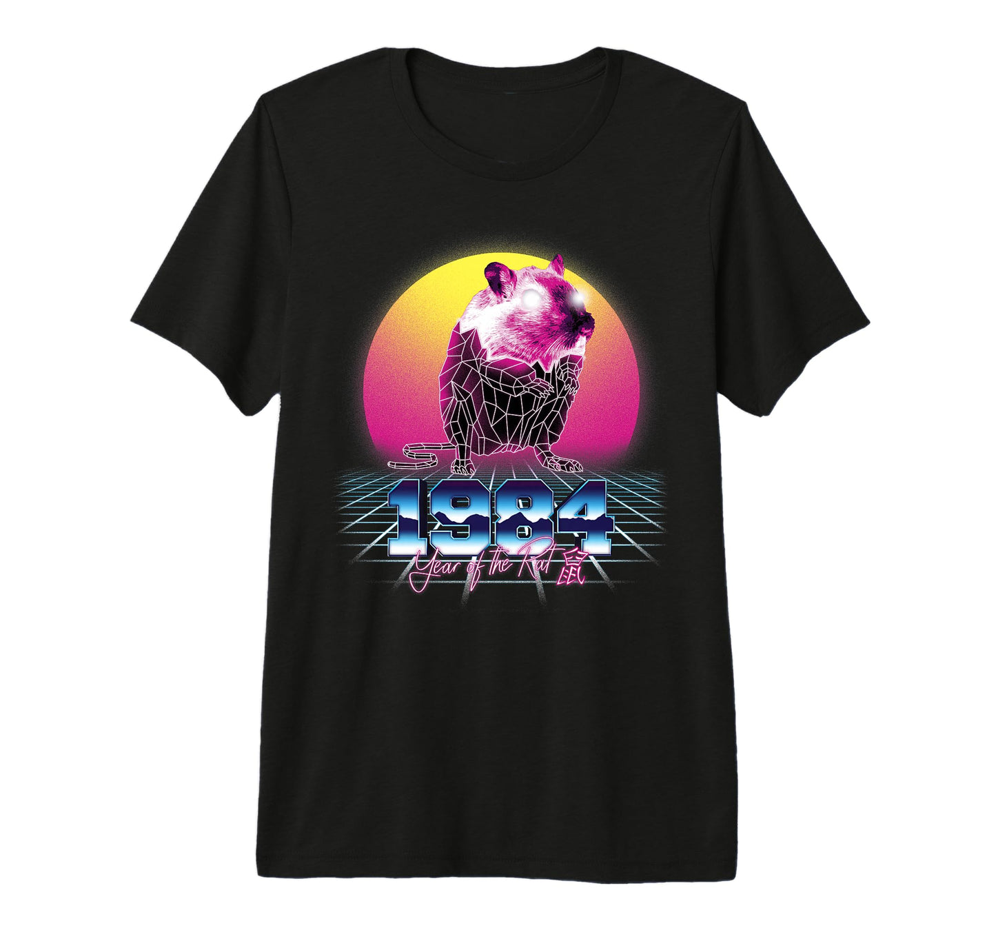 1984 Year Rat 80S Chinese Zodiac T-Shirt - Casual Everyday Wear Men Women - T-Shirt, Sweatshirt, Hoodie
