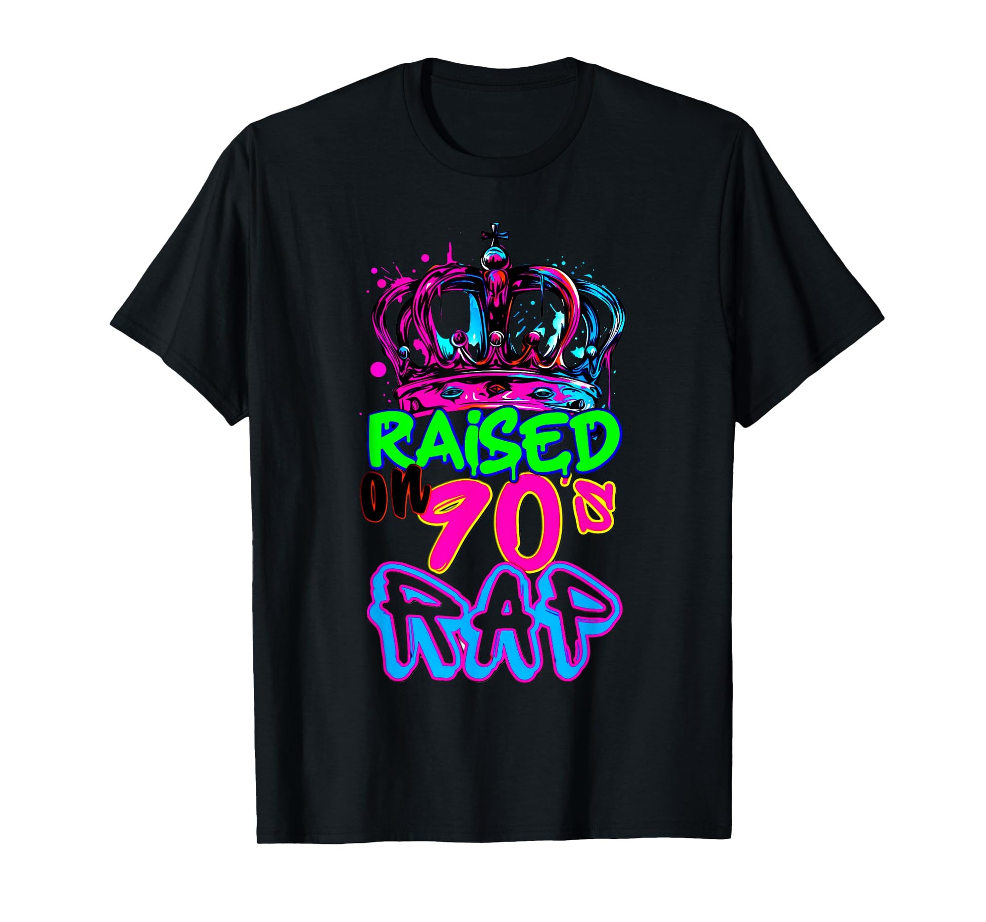 Raised 90S Rap Old School Hip Hop T-Shirt - Fun Novelty Design Unisex - T-Shirt, Sweatshirt, Hoodie