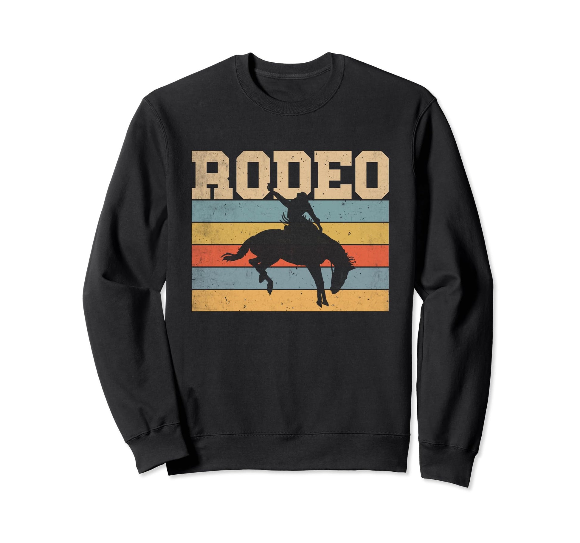 Rodeo Cowboy Bull Riding Horseback Sweatshirt - Novelty Apparel Men Women - T-Shirt, Sweatshirt, Hoodie