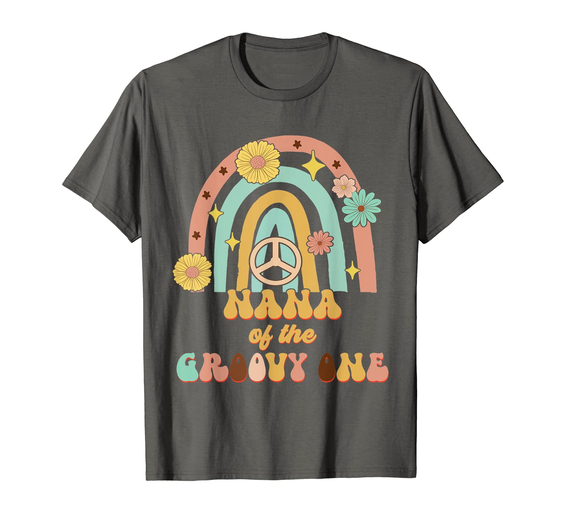 Boho Nana Groovy One 1St Birthday T-Shirt - Minimalist Print Men Women - T-Shirt, Sweatshirt, Hoodie