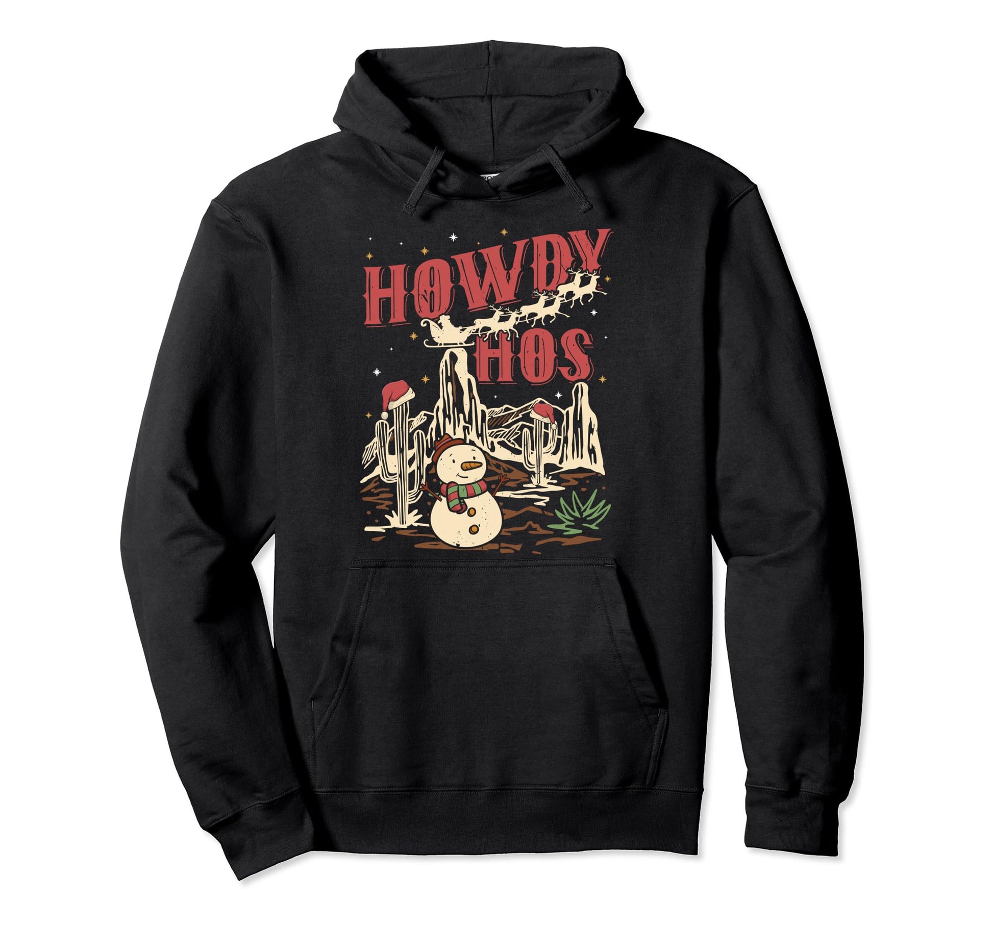 Western Cowboy Howdy Hoodie - Casual Everyday Wear Unisex - T-Shirt, Sweatshirt, Hoodie