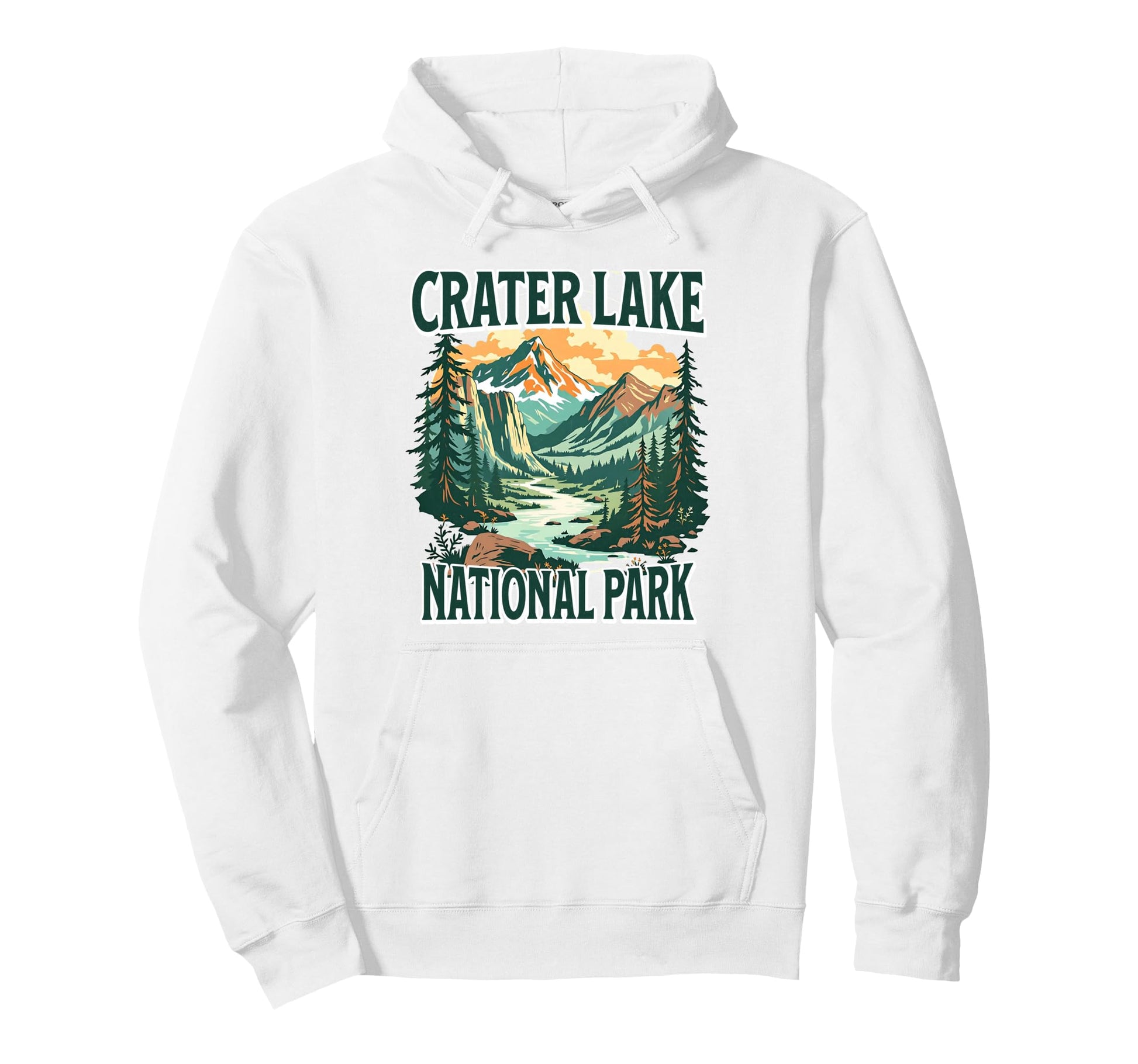 Crater Lake National Park Sweatshirt - Fun Novelty Design for Adults - T-Shirt, Sweatshirt, Hoodie