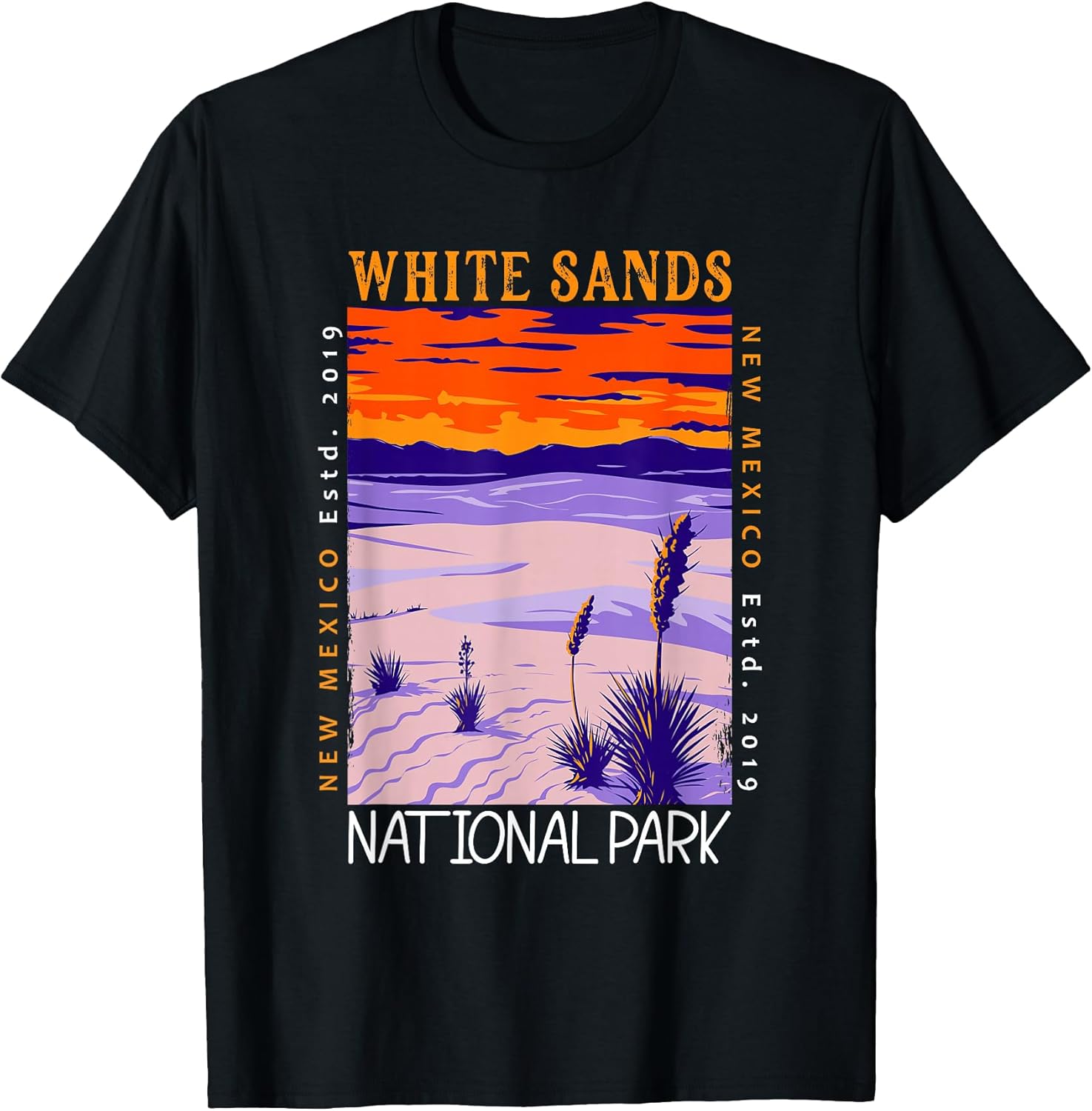 White Sands National Park USA Outdoor Merch - Adult & Kids T-Shirts, Sweatshirts & Hoodies apparel design preview 1