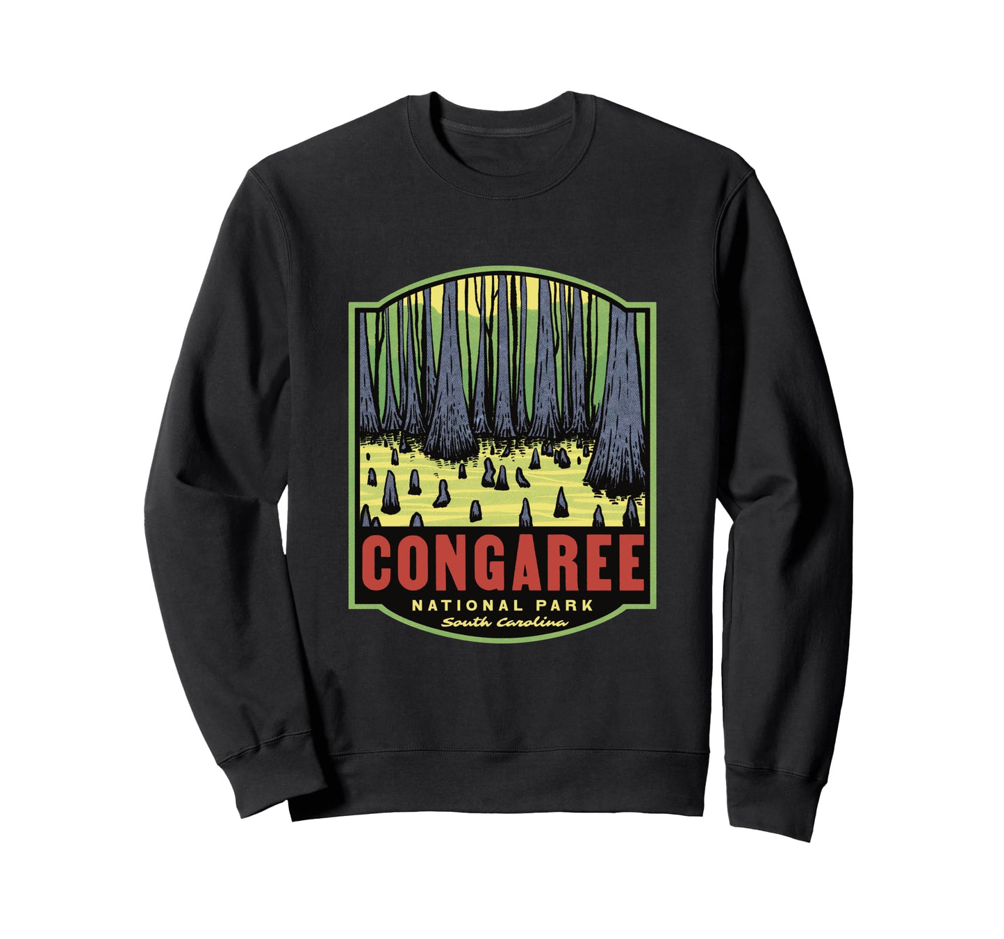 Congaree National Park South Carolina Sweatshirt - Graphic Print for Adults - T-Shirt, Sweatshirt, Hoodie