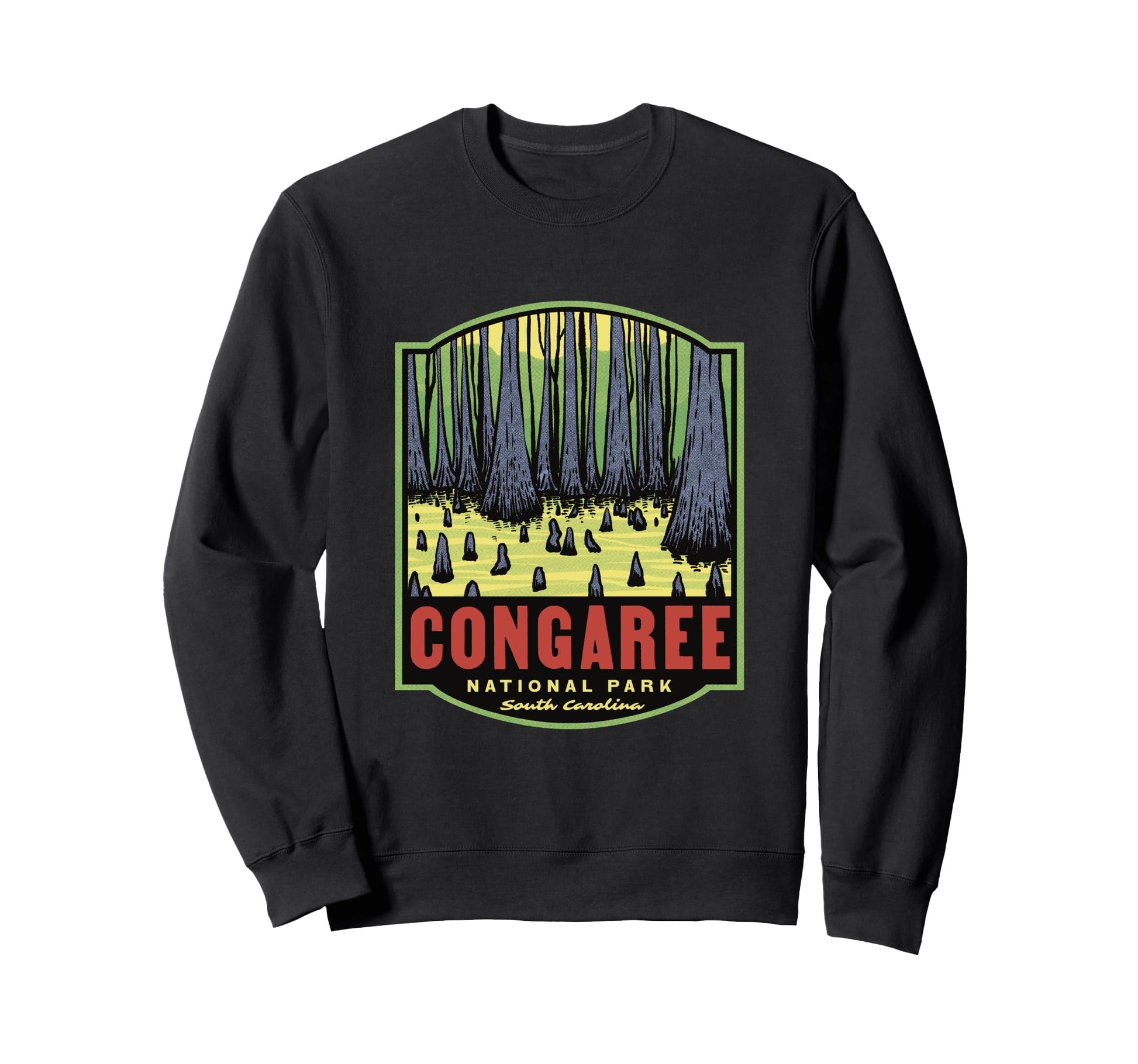 Congaree National Park South Carolina Sweatshirt - Graphic Print for Adults - T-Shirt, Sweatshirt, Hoodie