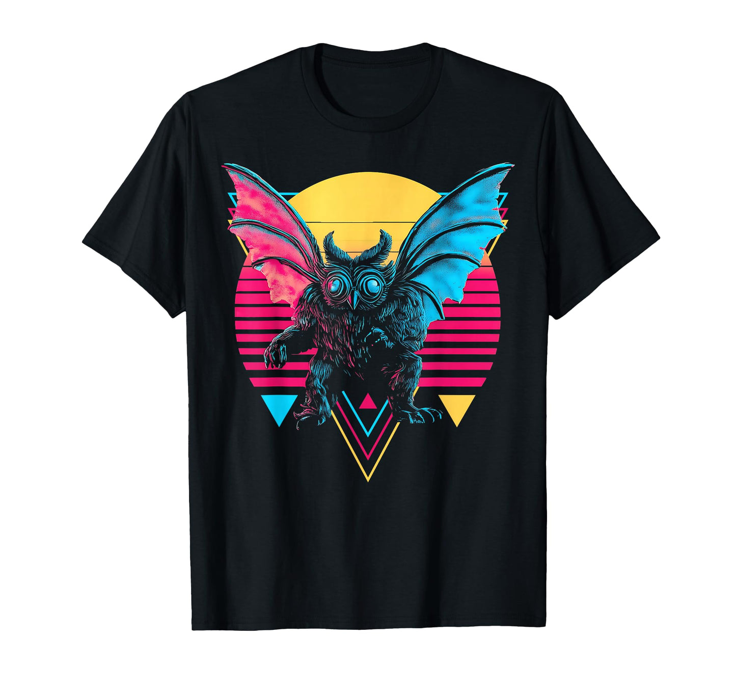 Mothman Cryptozoology Cryptid Vaporwave T-Shirt - Graphic Print for Adults - T-Shirt, Sweatshirt, Hoodie