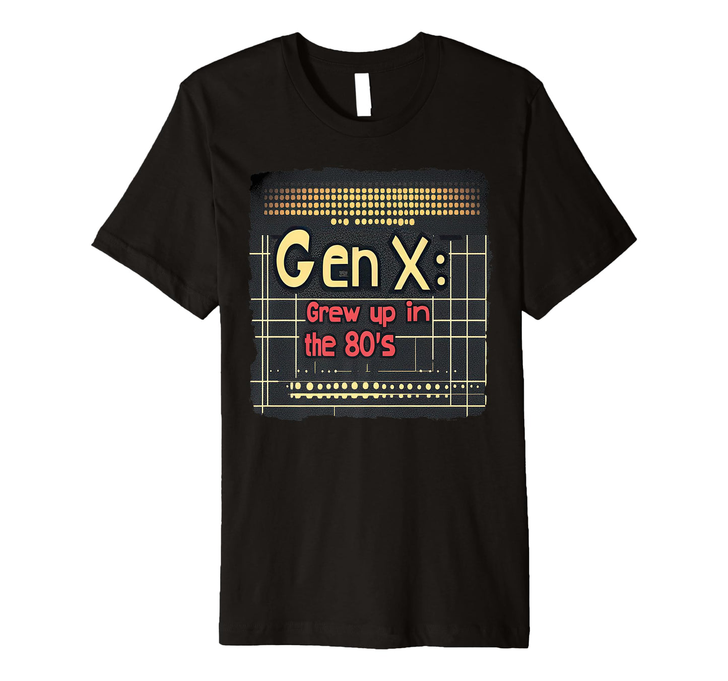 Gen X Grew Up 80S Synthwave Nostalgia T-Shirt - Graphic Print Men Women - T-Shirt, Sweatshirt, Hoodie