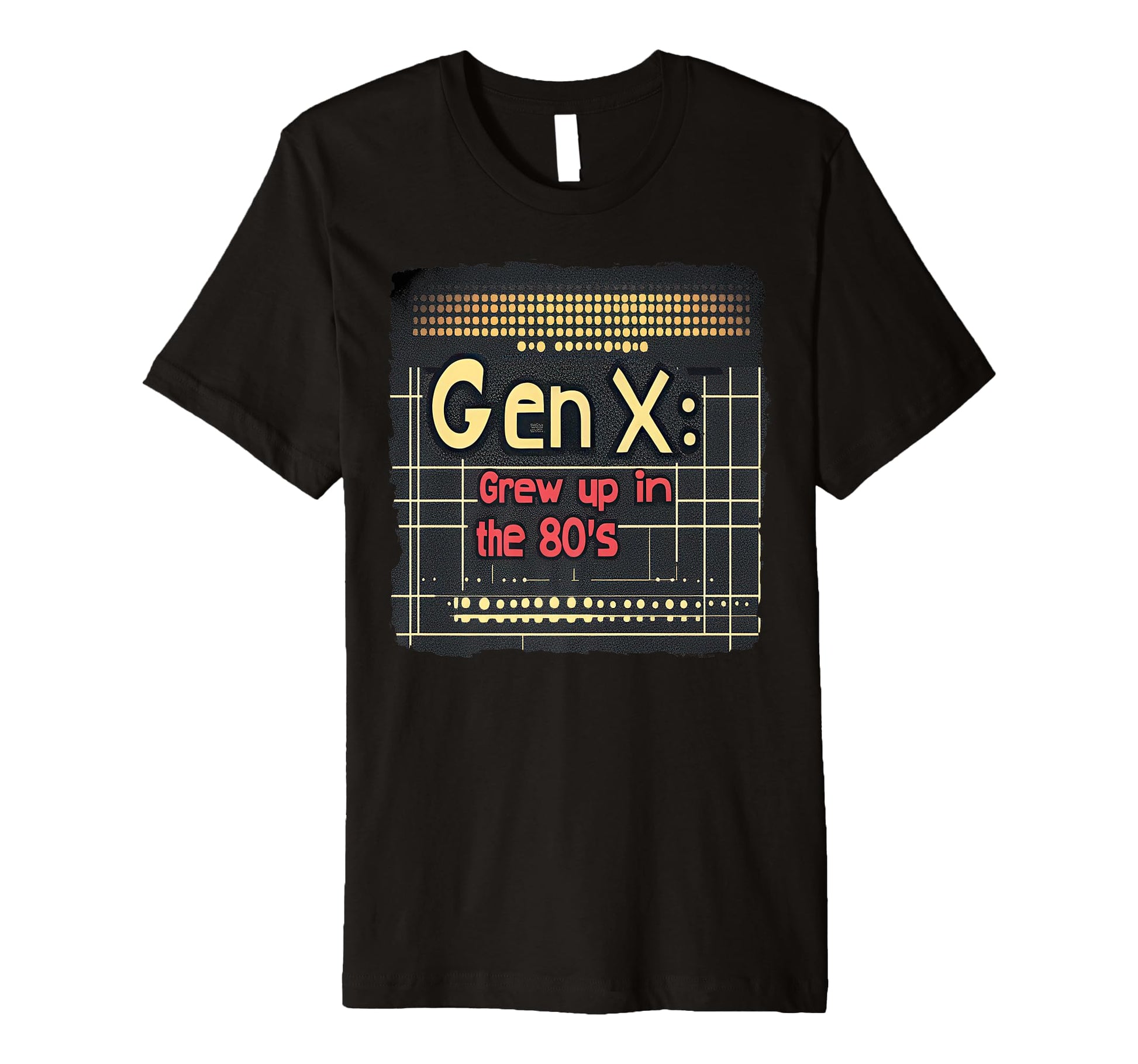 Gen X Grew Up 80S Synthwave Nostalgia T-Shirt - Graphic Print Men Women - T-Shirt, Sweatshirt, Hoodie