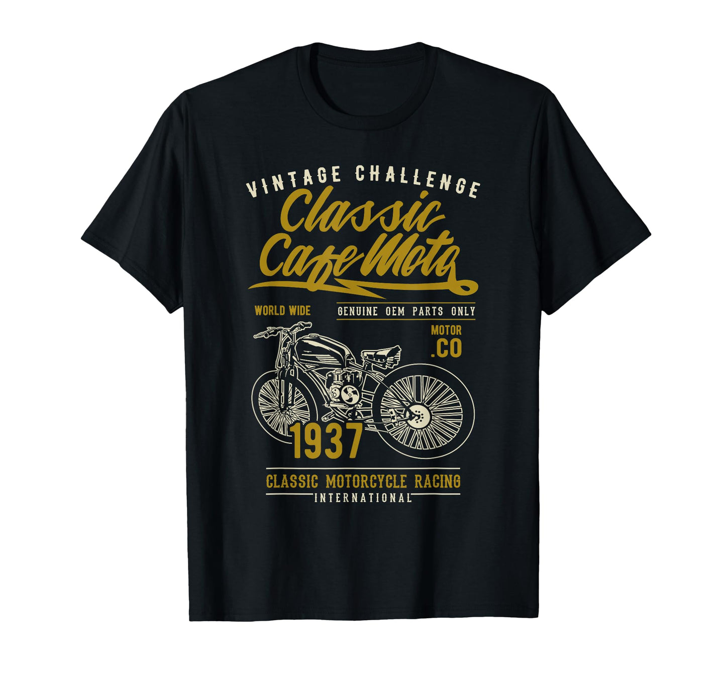 Cafe Racer Motorcycle T-Shirt - Casual Everyday Wear for Adults - T-Shirt, Sweatshirt, Hoodie