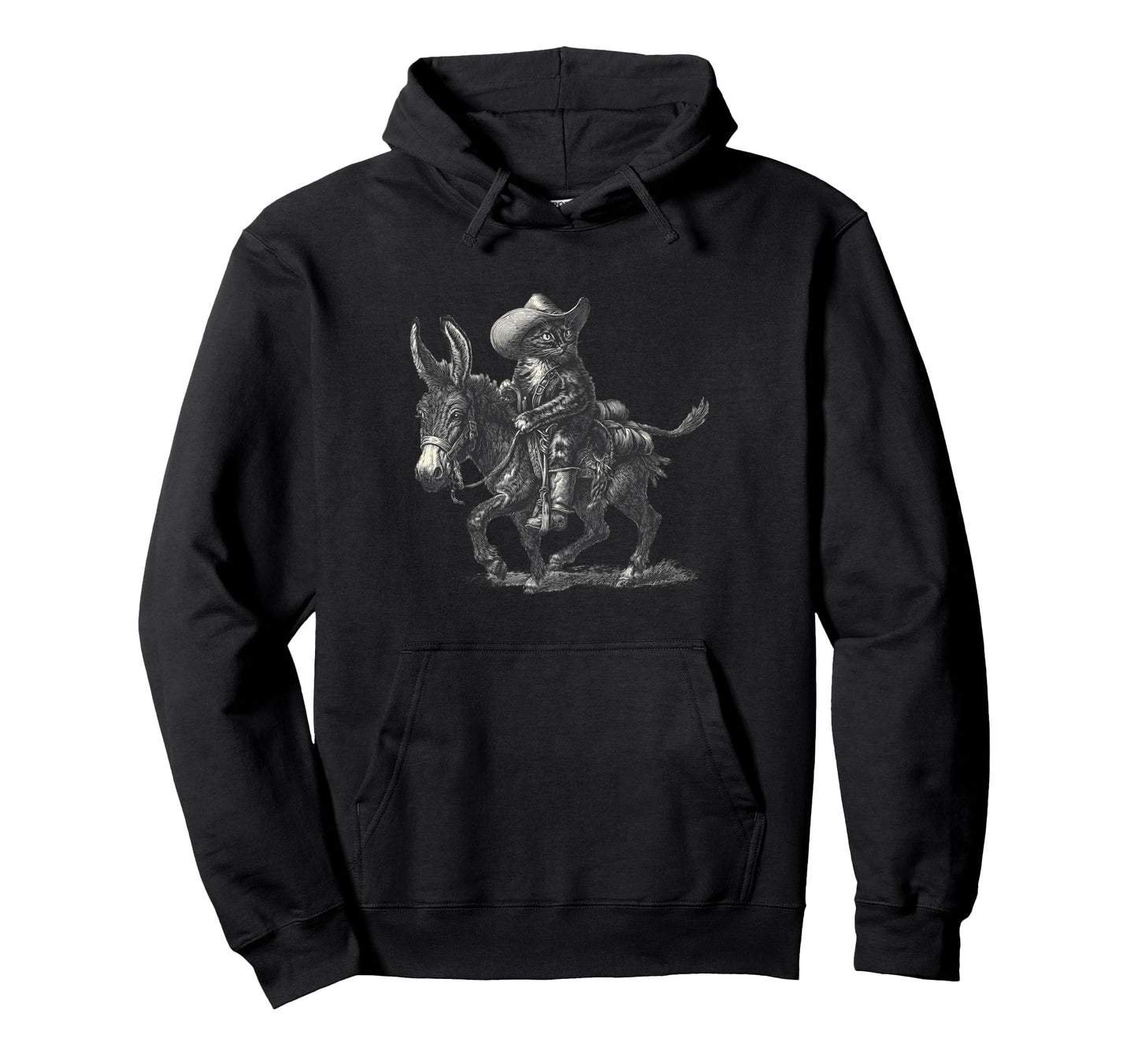 Western Country Cowgirl Funny Hoodie - Fun Novelty Design for Adults - T-Shirt, Sweatshirt, Hoodie