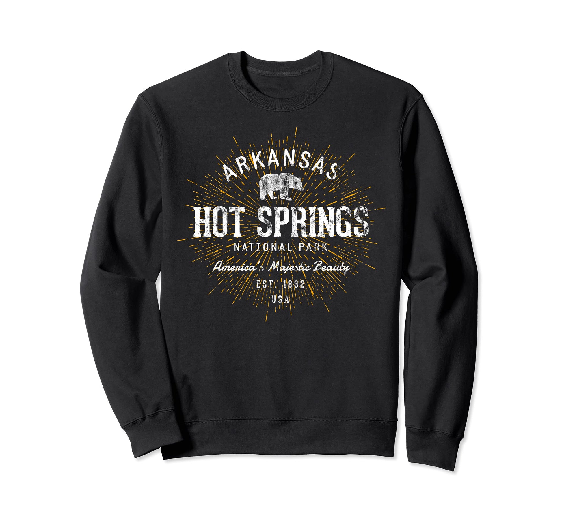 Hot Springs Hot Springs National Sweatshirt - Novelty Apparel for Adults - T-Shirt, Sweatshirt, Hoodie