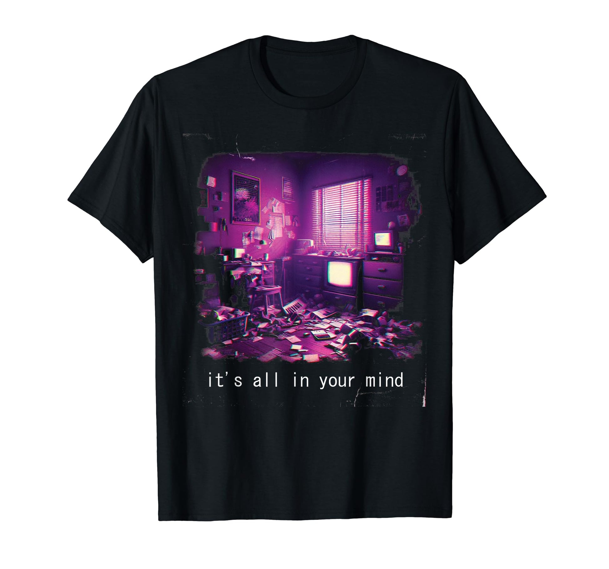 Its All Your Mind Vaporwave Aesthetic T-Shirt - Aesthetic Graphic Men Women - T-Shirt, Sweatshirt, Hoodie