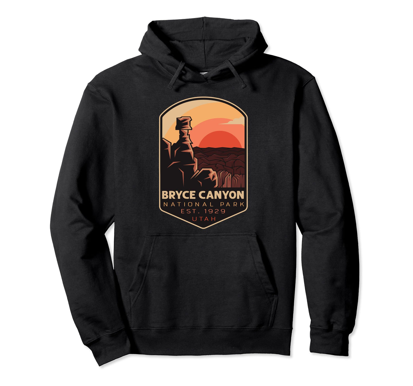 Bryce Canyon National Park Utah Hoodie - Fun Novelty Design for Adults - T-Shirt, Sweatshirt, Hoodie