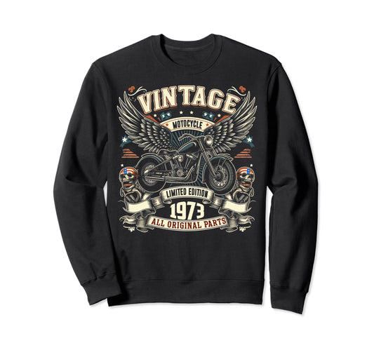 1973 Born 1973 51Th Birthday Sweatshirt - Novelty Apparel Men Women - T-Shirt, Sweatshirt, Hoodie