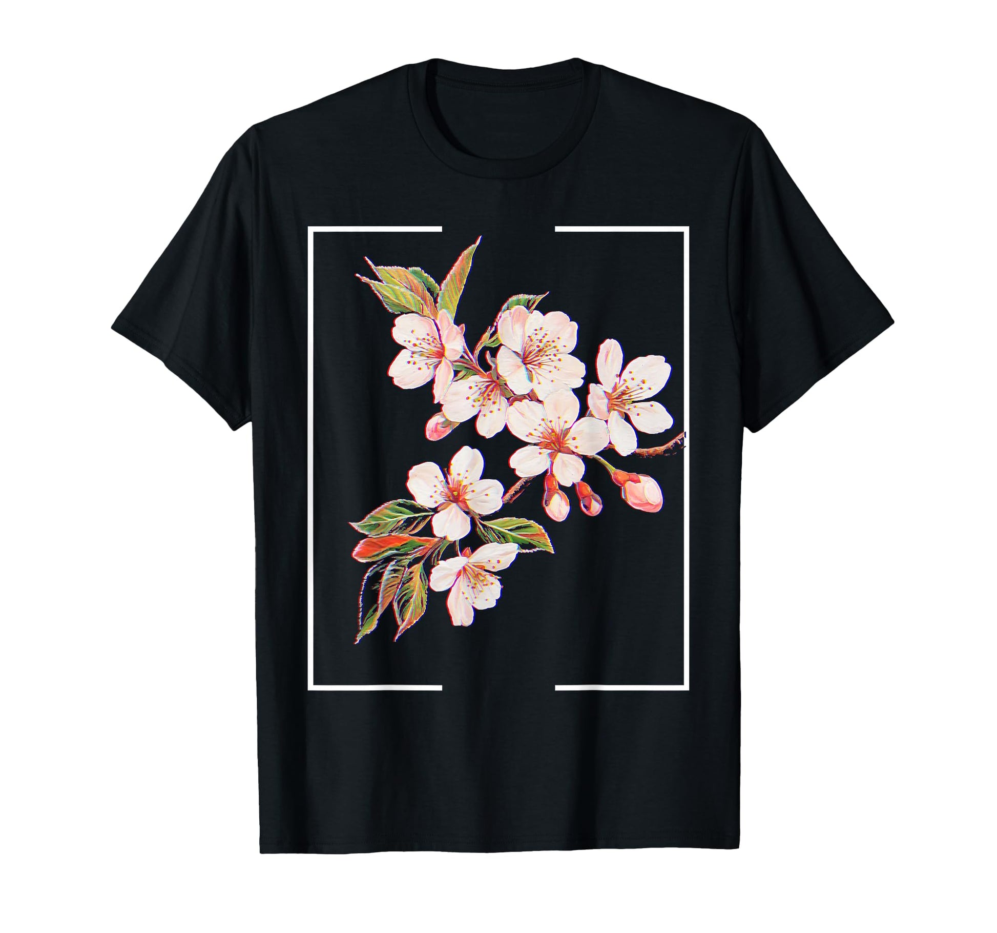 Cherry Blossom Japanese Aesthetic T-Shirt - Fun Novelty Design Men Women - T-Shirt, Sweatshirt, Hoodie