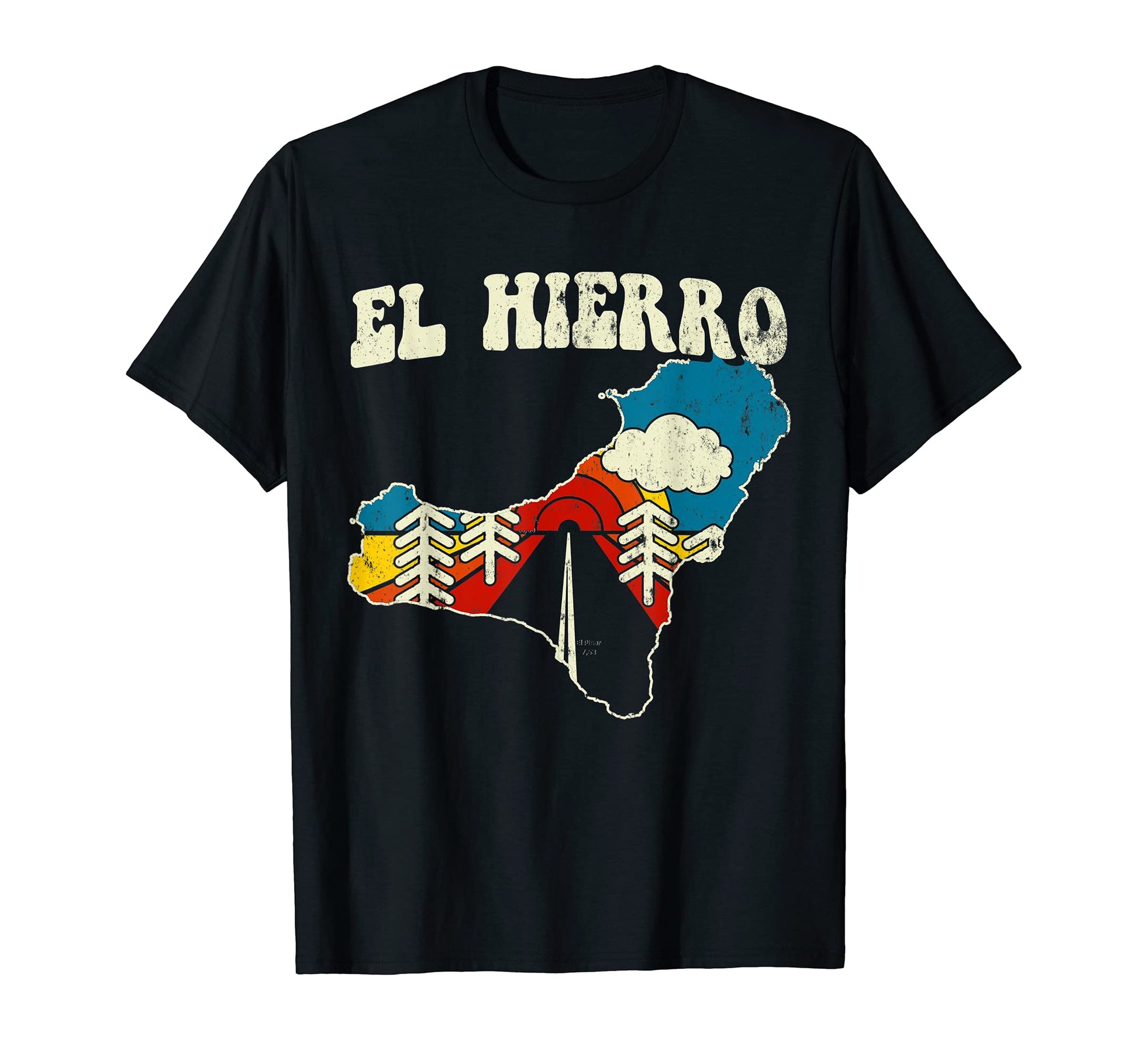 El Hierro Spain Spanish Island T-Shirt - Minimalist Print Men Women - T-Shirt, Sweatshirt, Hoodie