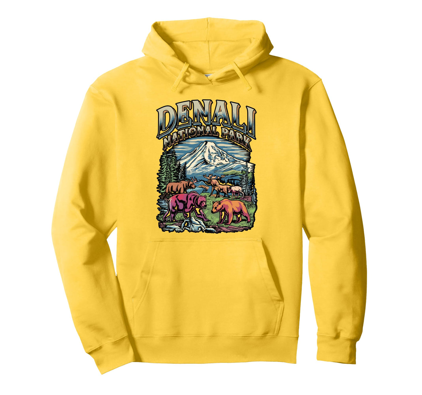 Denali National Park Hoodie - Streetwear Style Unisex - T-Shirt, Sweatshirt, Hoodie
