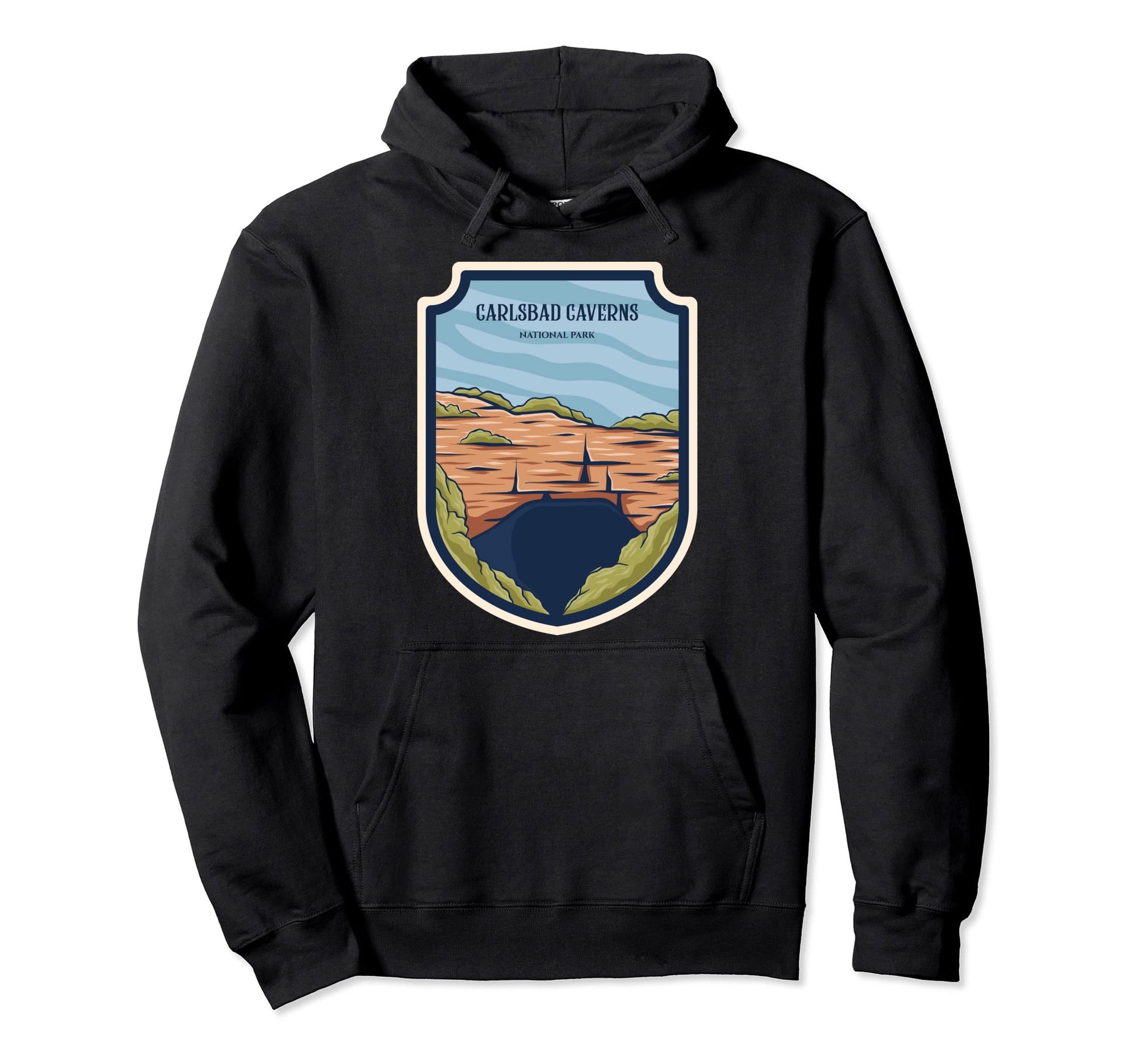 Carlsbad Caverns National Park New Mexico Hoodie - Graphic Print Unisex - T-Shirt, Sweatshirt, Hoodie