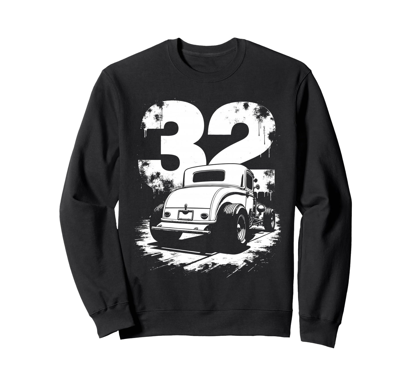 1932 American 3 Window Deuce Sweatshirt - Casual Everyday Wear Men Women - T-Shirt, Sweatshirt, Hoodie