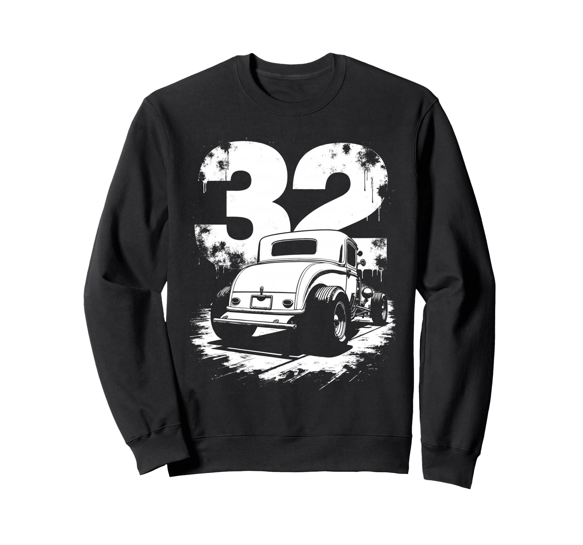 1932 American 3 Window Deuce Sweatshirt - Casual Everyday Wear Men Women - T-Shirt, Sweatshirt, Hoodie